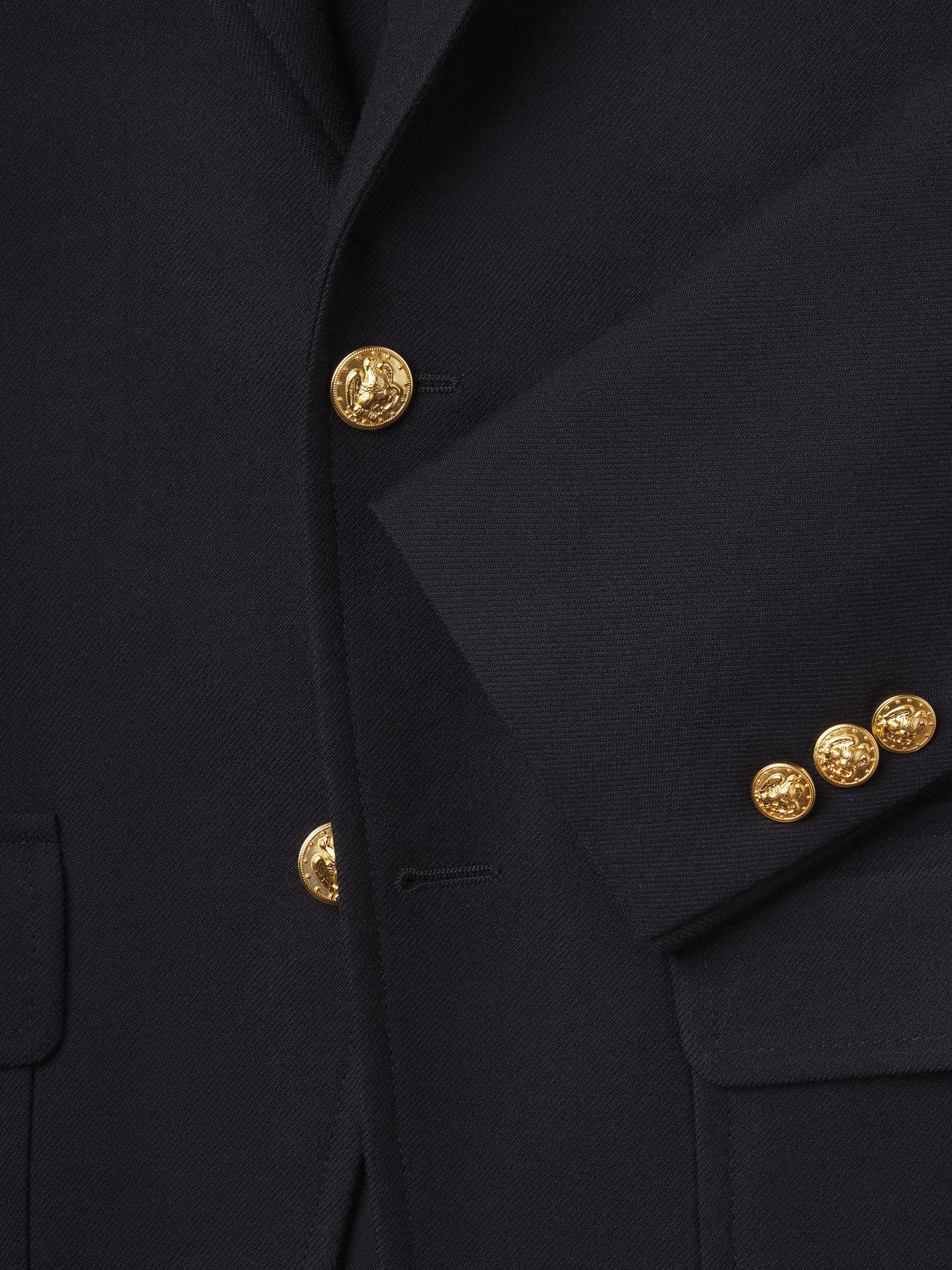 J.Press × Buck Mason Dress Navy English Wool Usa Blazer - Image 6
