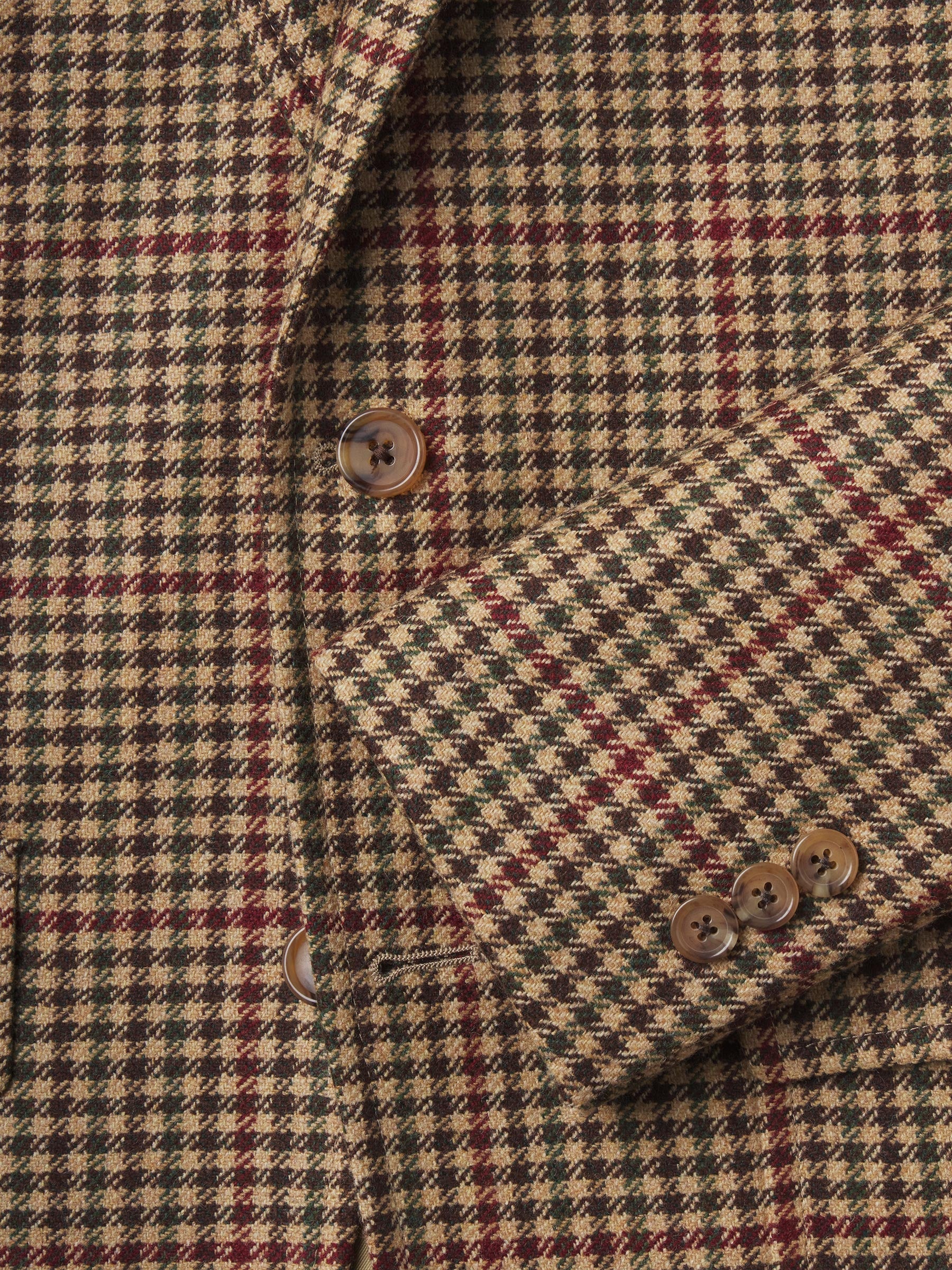 J.Press × Buck Mason Hawthorn Gun Club Lovat Tweed Usa Sportcoat - Image 5