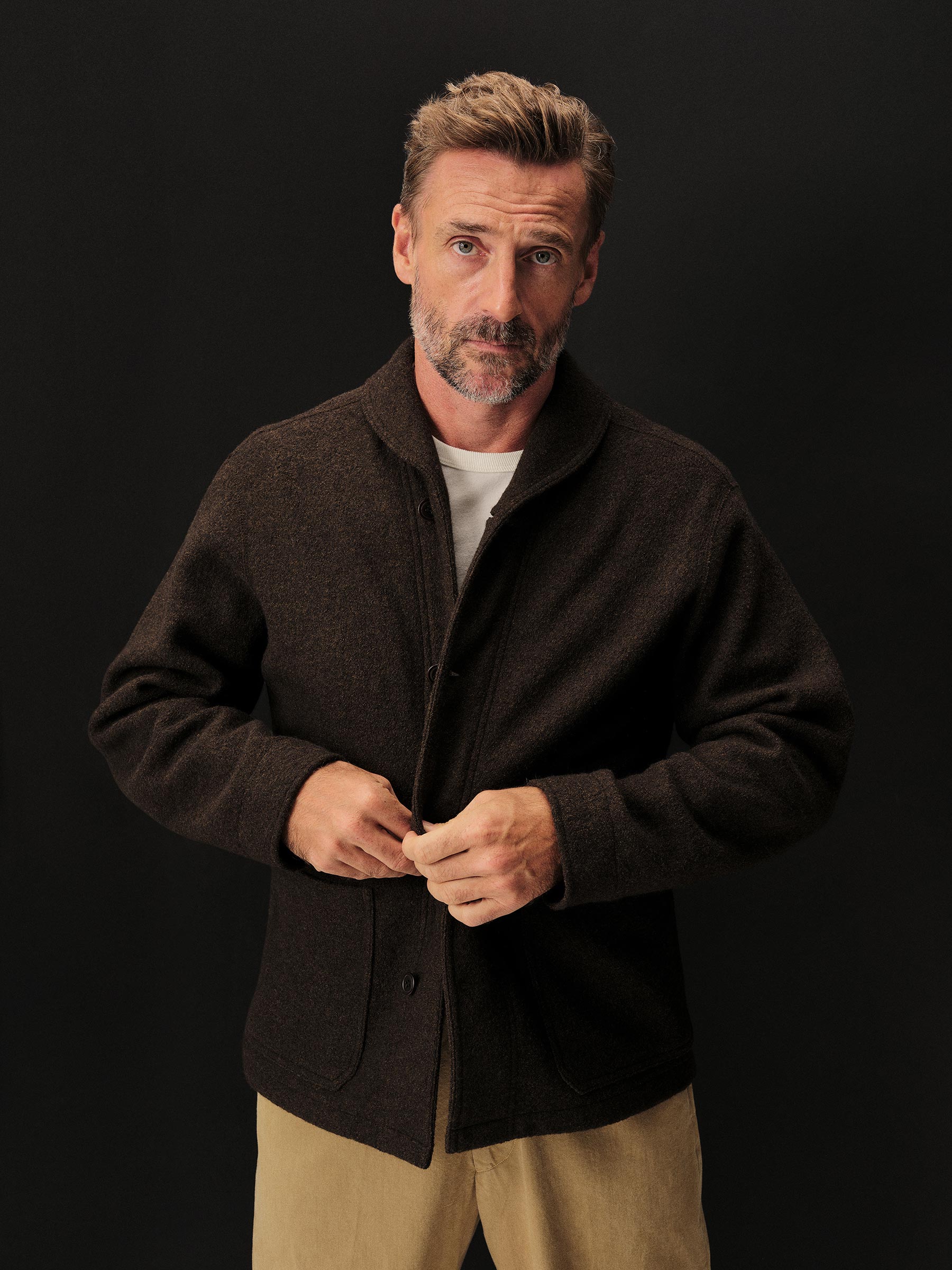 Deep Root Felted Shawl Coat - Image 5