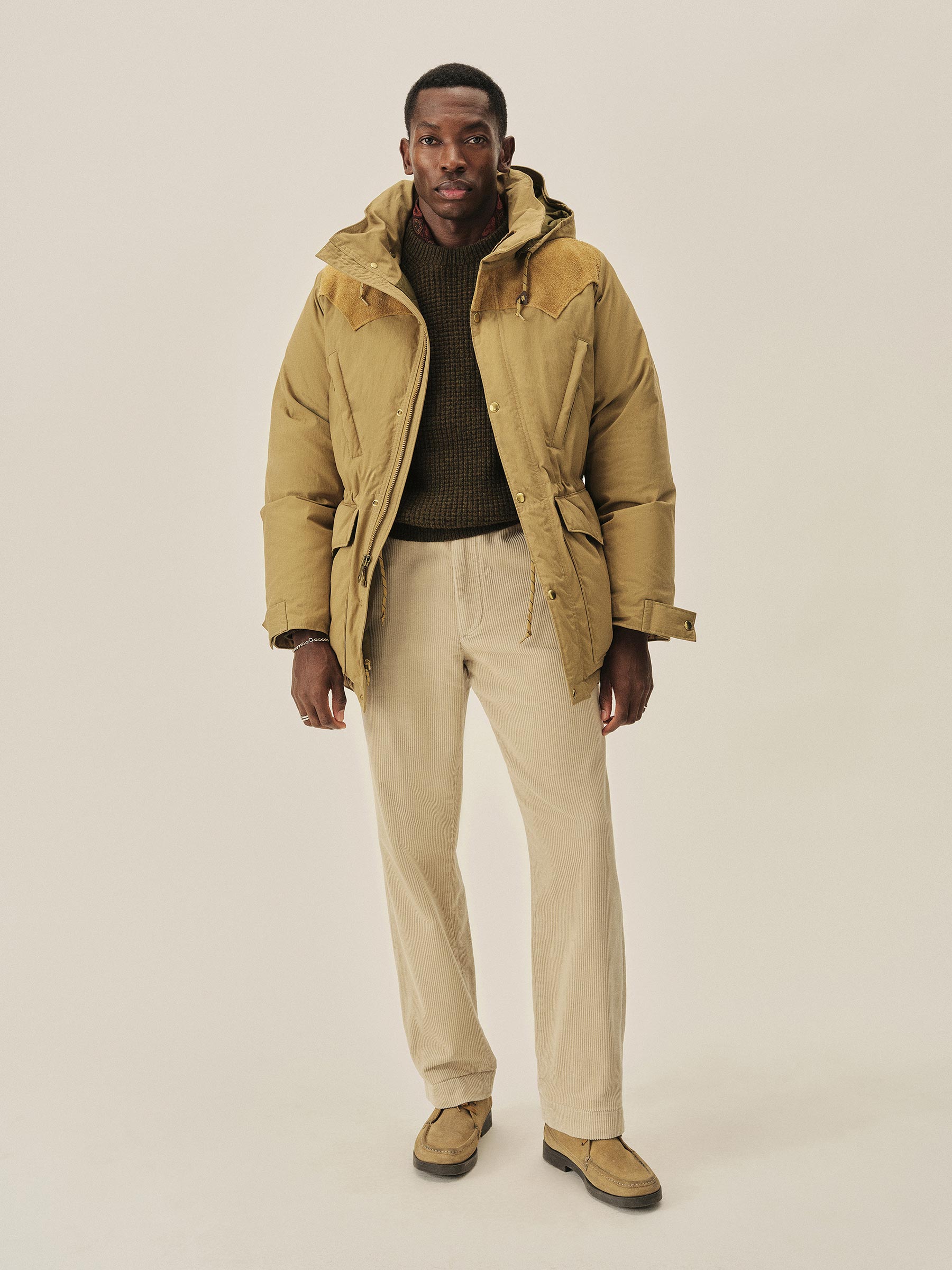 Classic Khaki Rocky Mountain Featherbed X Buck Mason Down Parka - Image 3
