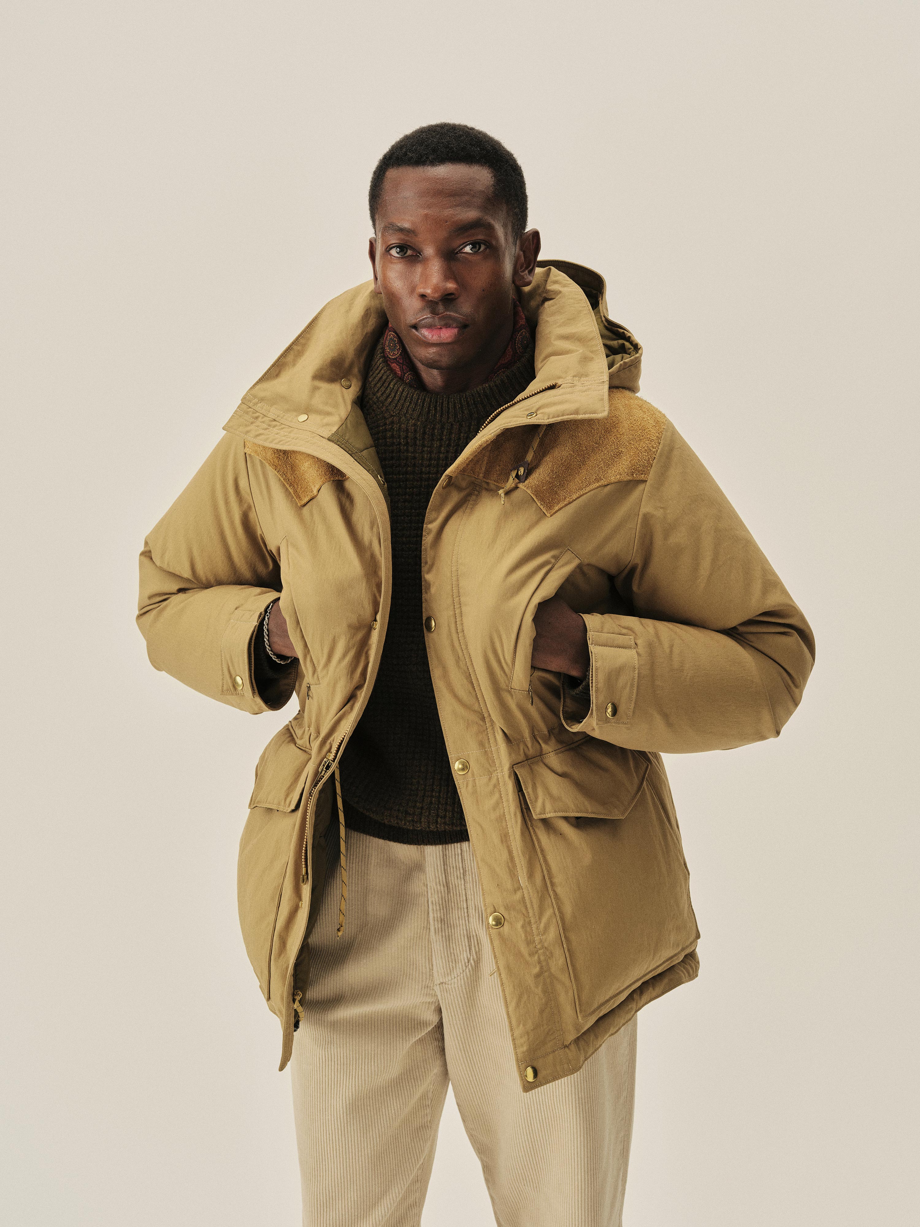 Classic Khaki Rocky Mountain Featherbed X Buck Mason Down Parka - Image 4