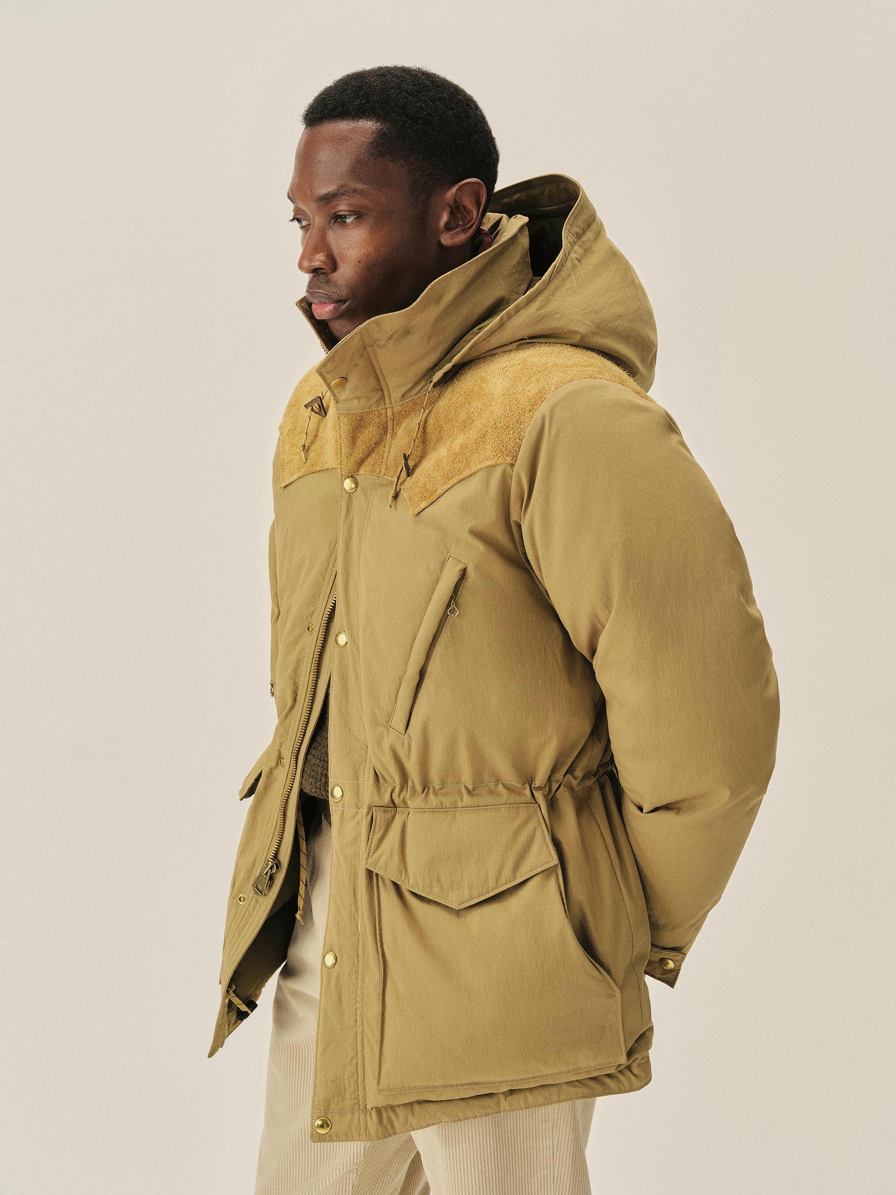 Classic Khaki Rocky Mountain Featherbed X Buck Mason Down Parka - Image 5