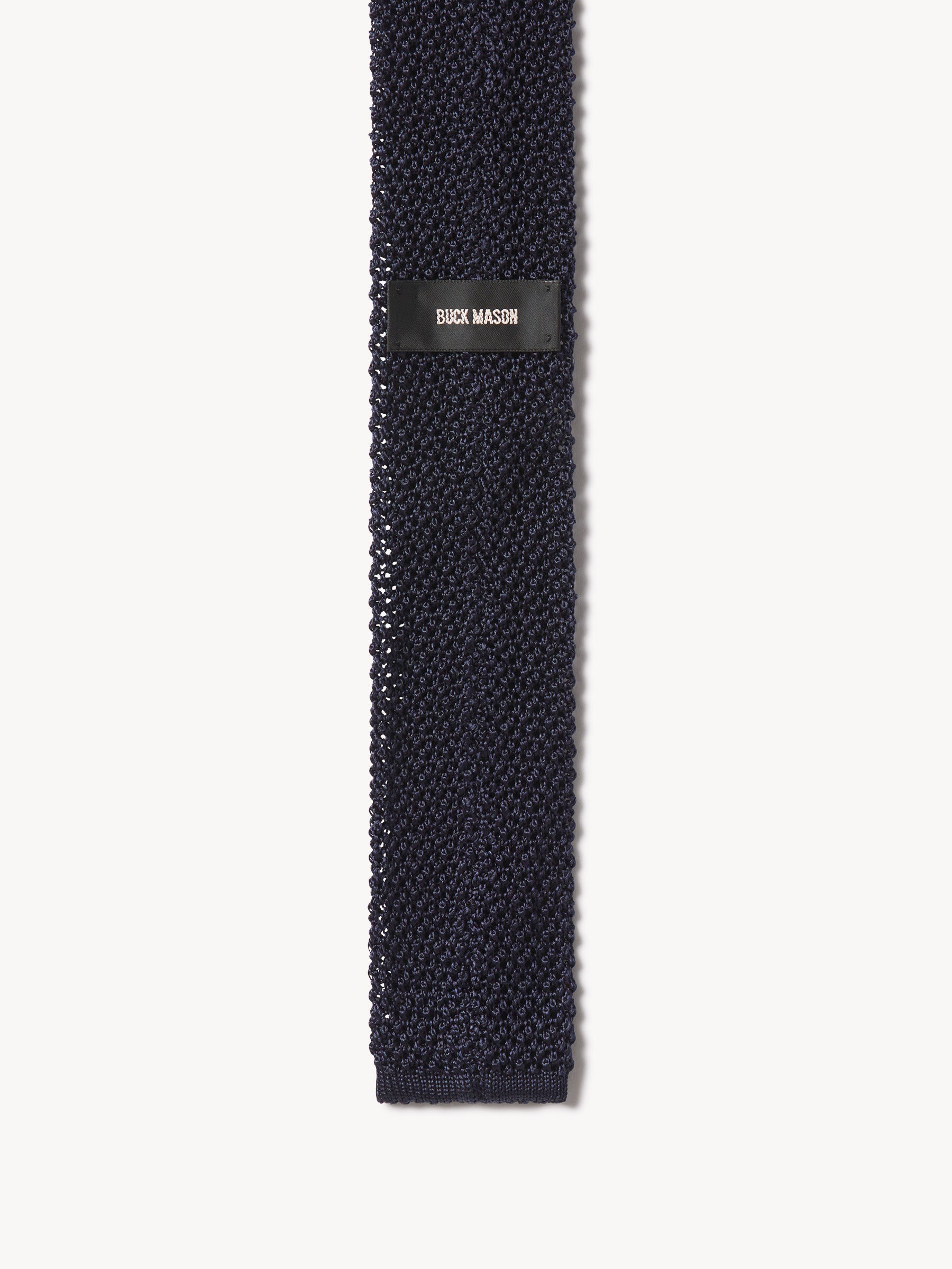 Alternative view of Midnight Navy Italian Silk Knit Tie