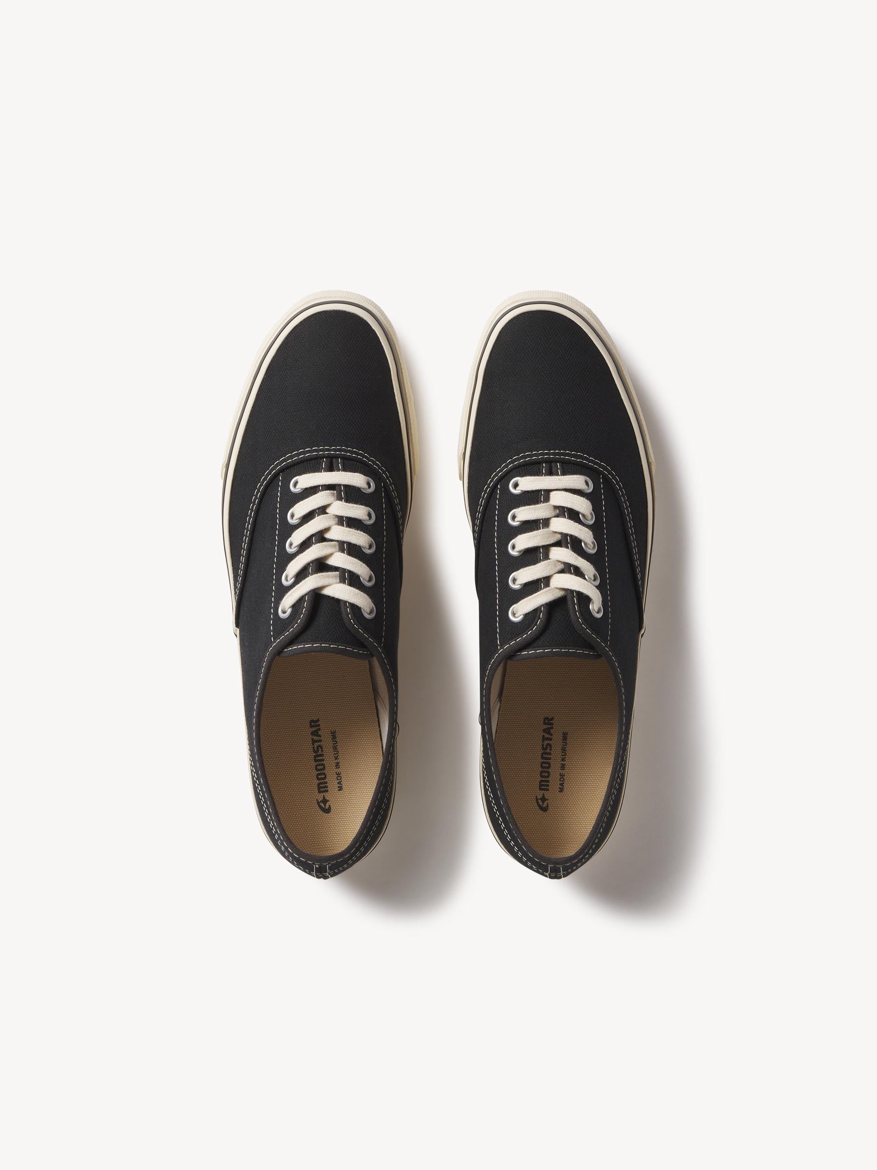 Alternative view of Black Herringbone Moonstar Deck Shoe