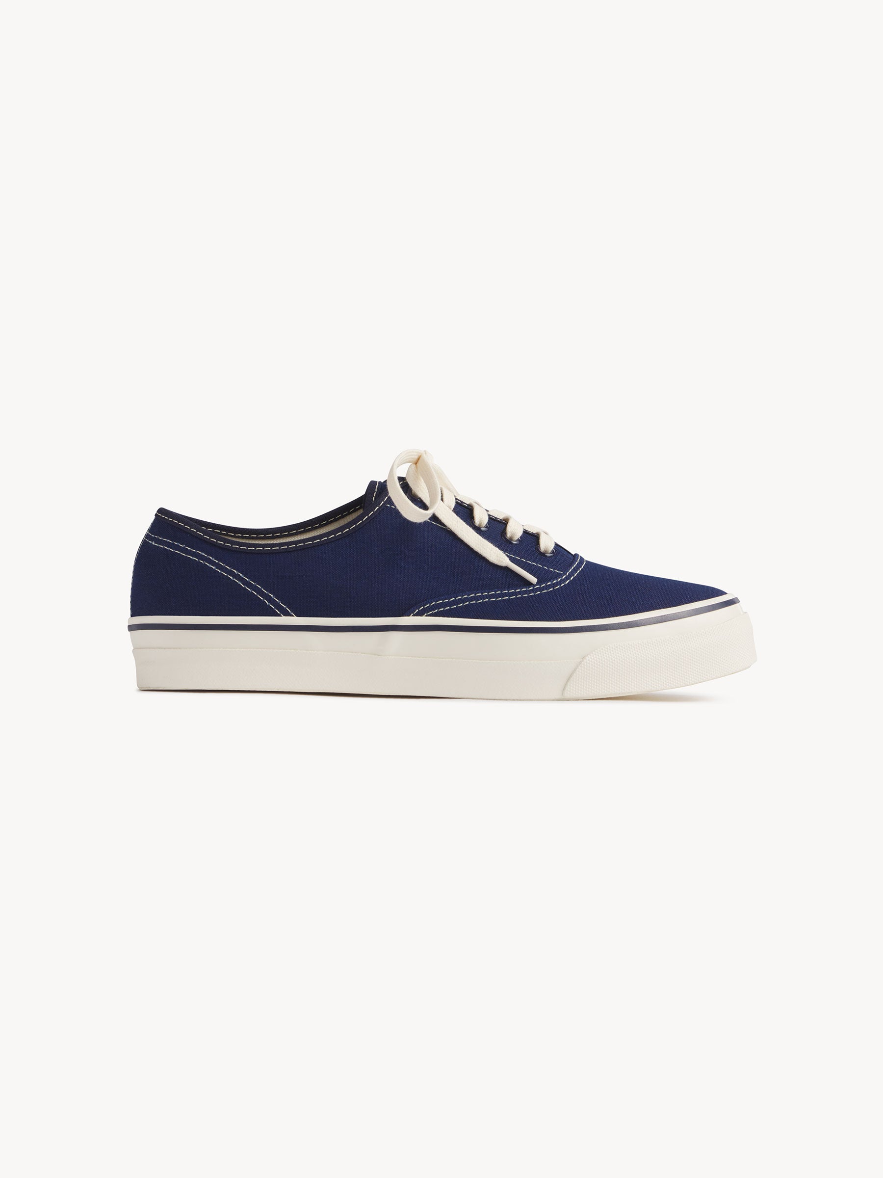 Indigo Moonstar X Buck Mason Canvas Deck Shoe - Image 4
