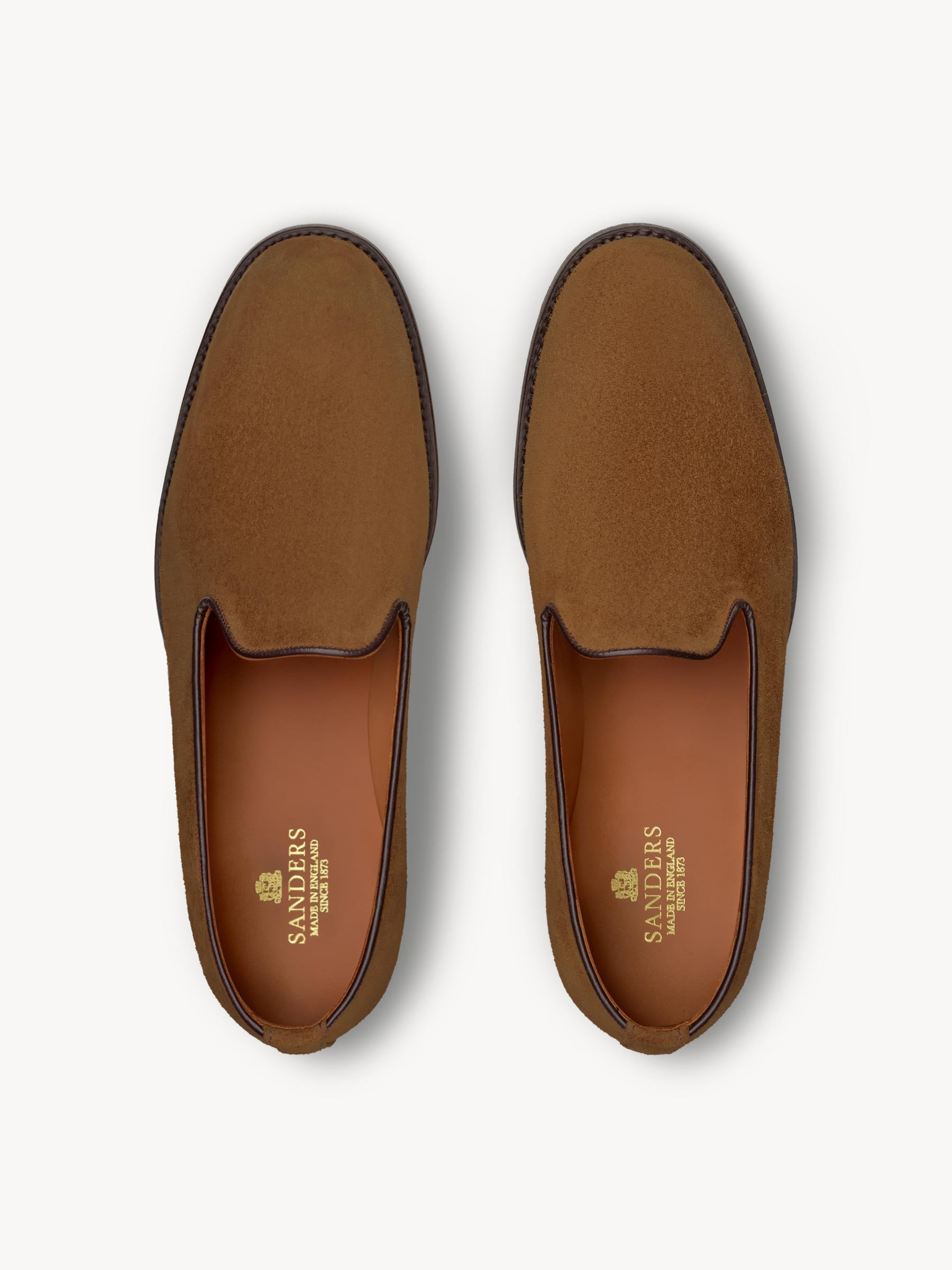 Alternative view of Tobacco Sanders x Buck Mason Suede Wholecut Loafer