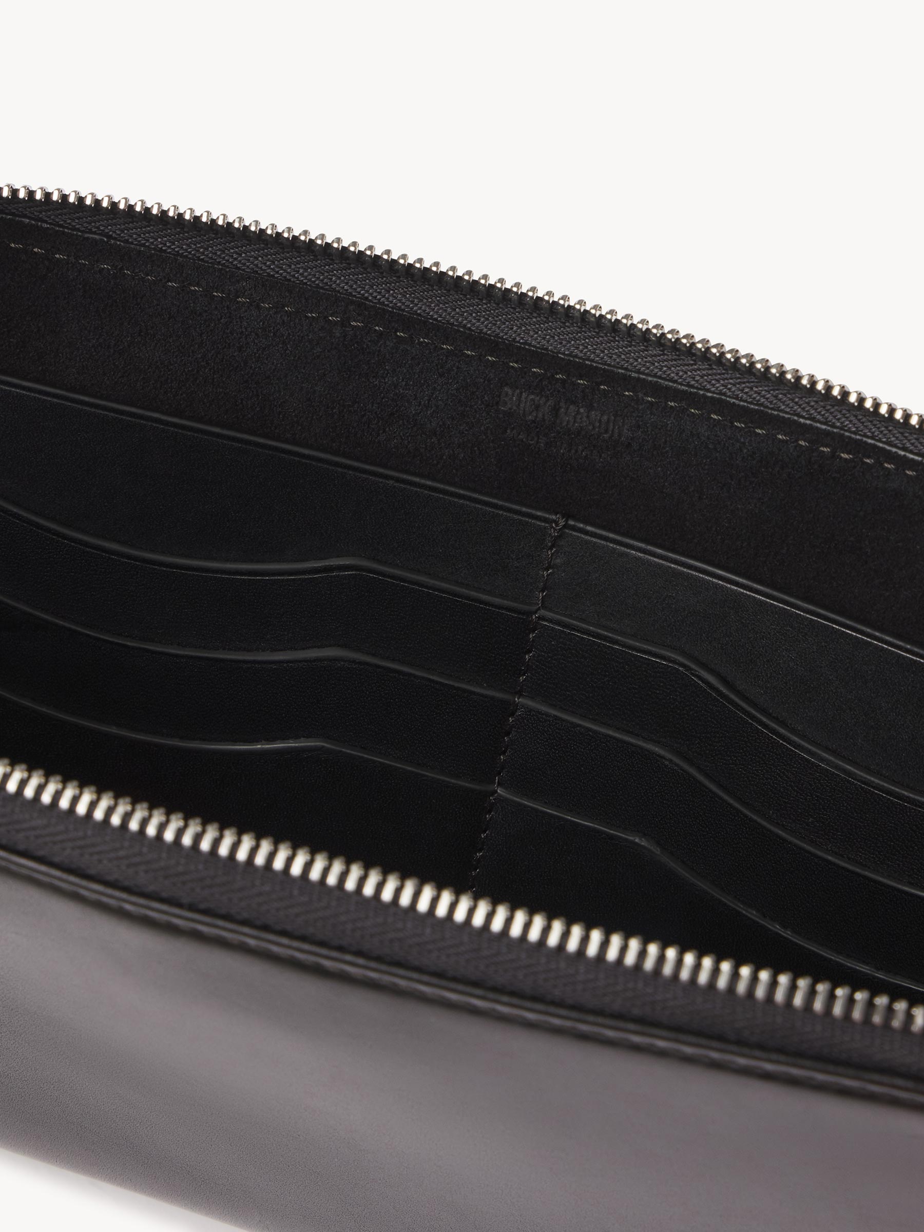 Alternative view of Black Italian Leather Passporter