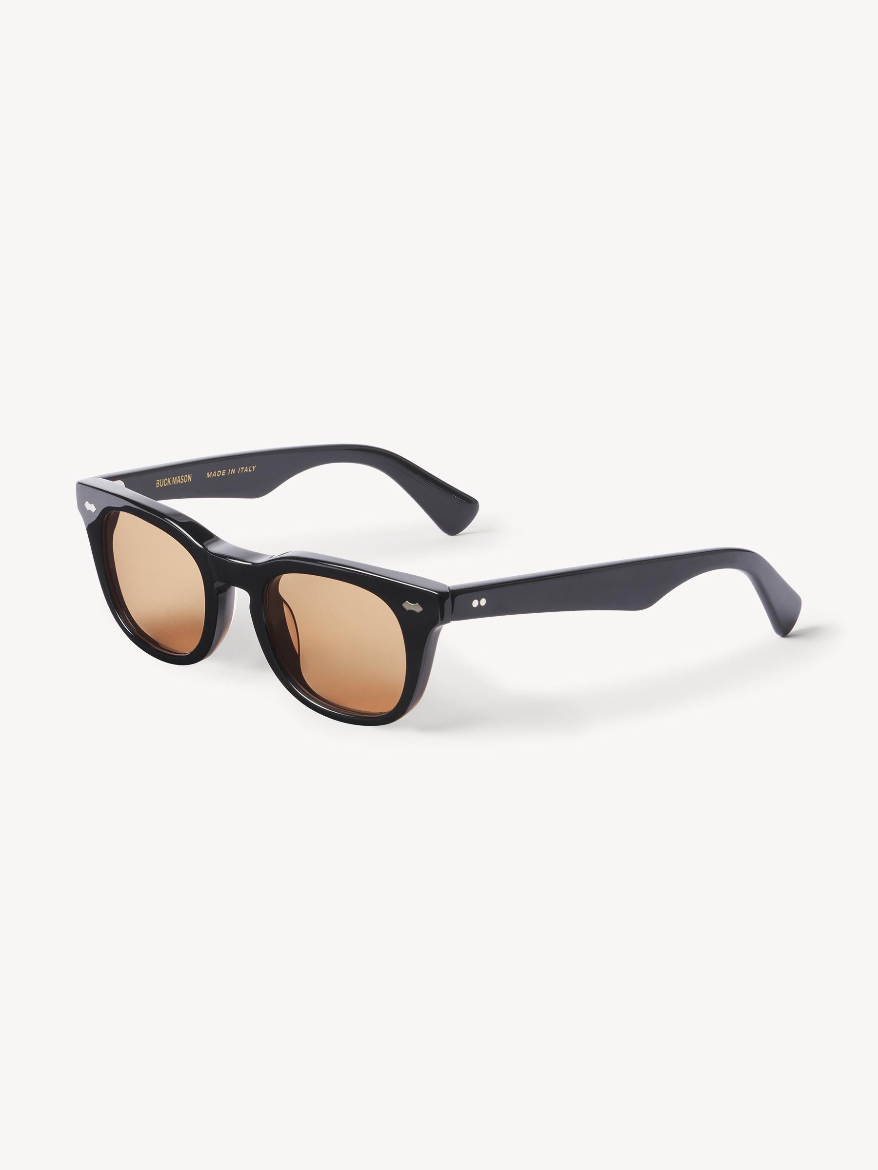 Black / Amber Caddy Sunglasses - Image 3
