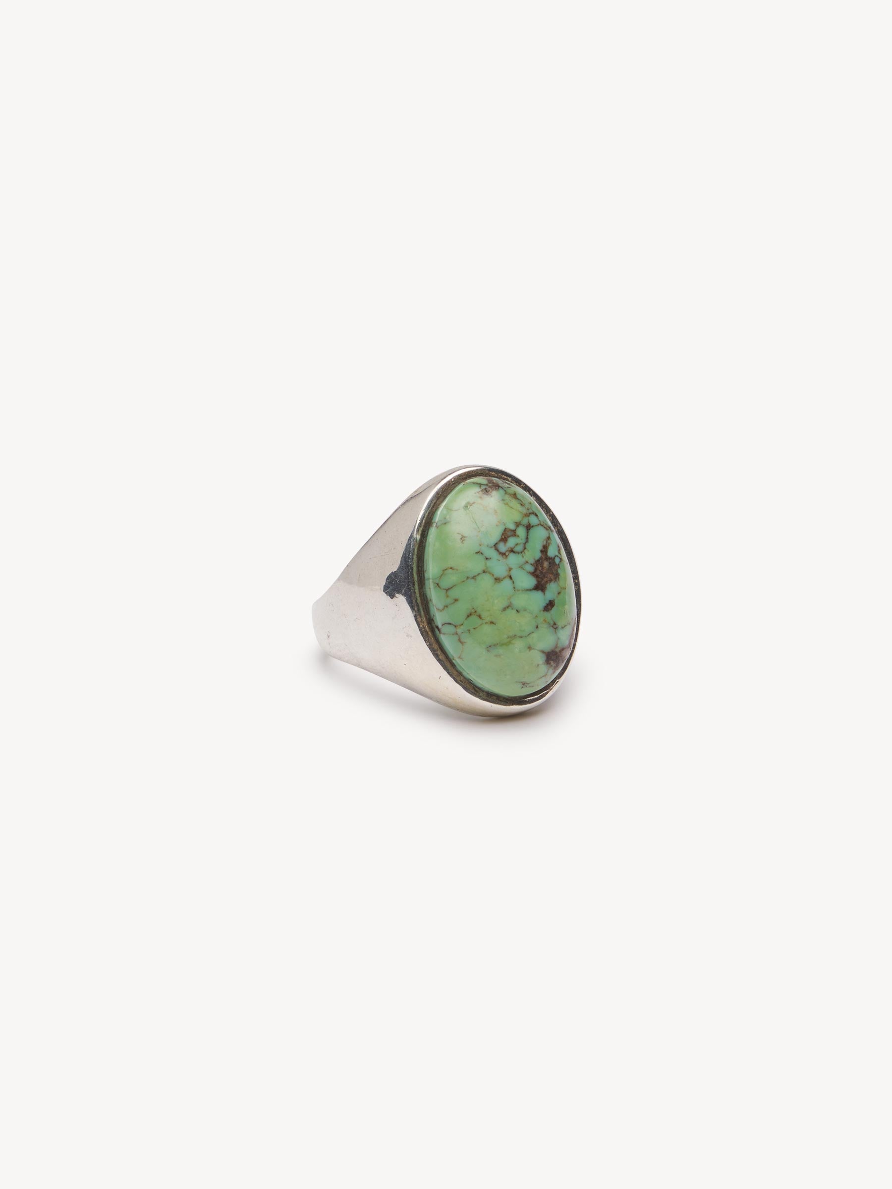 Alternative view of Red Rabbit X Buck Mason Signet Turquoise Ring