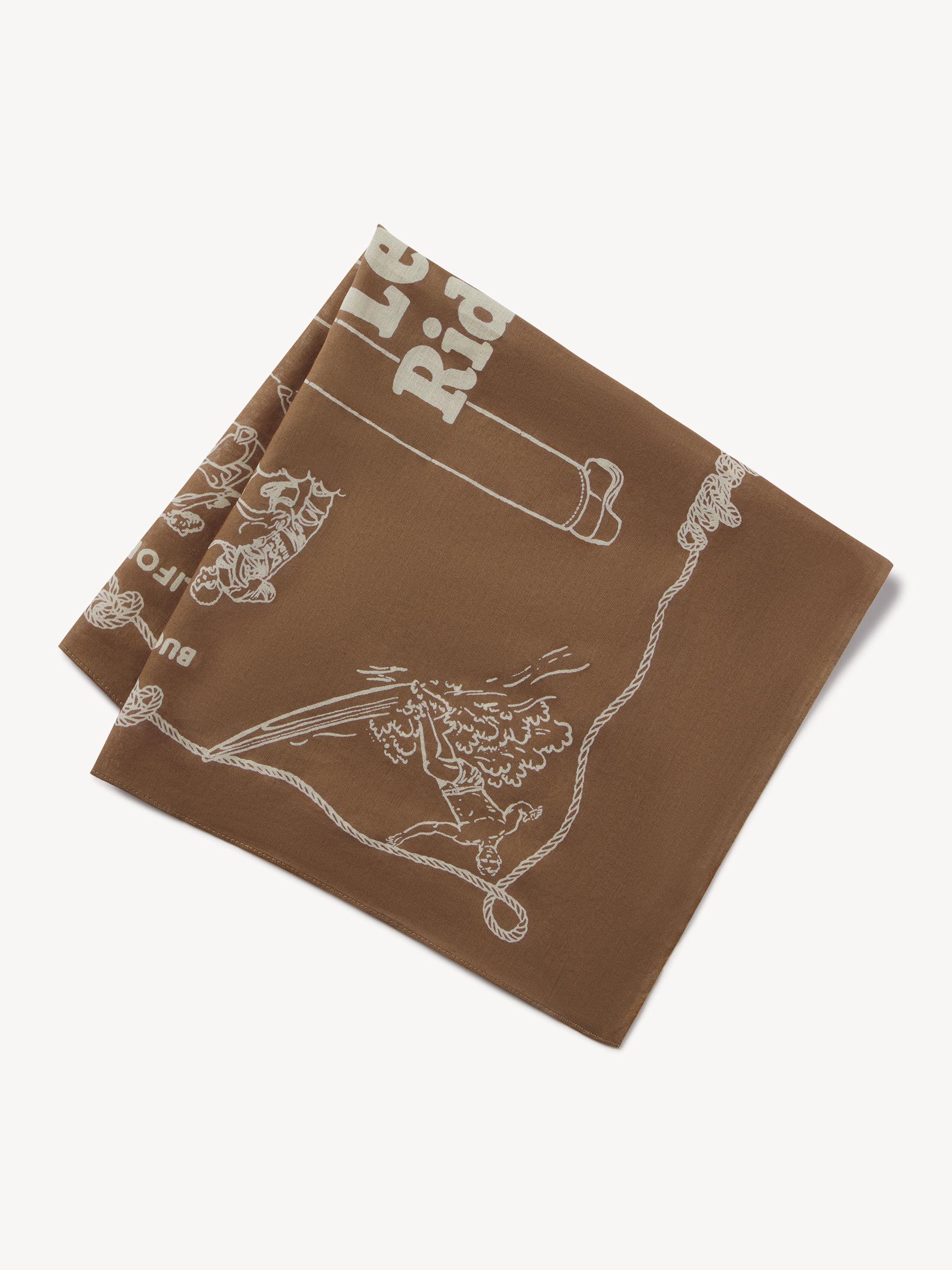 Mocha Lee X Buck Mason Cotton Rider's Bandana - Image 3