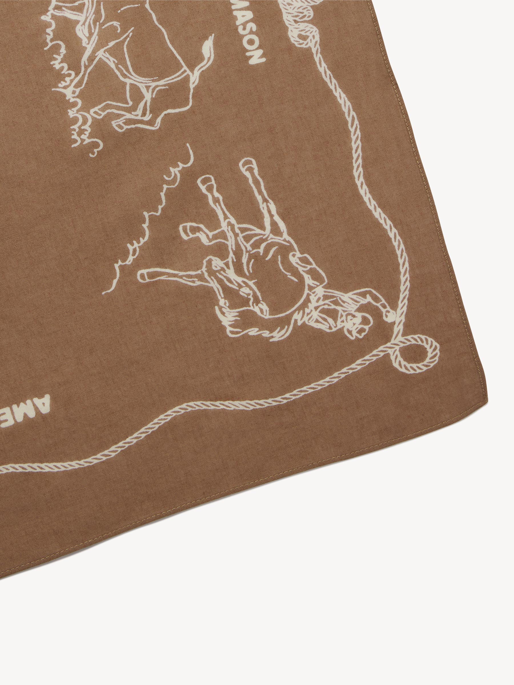 Mocha Lee X Buck Mason Cotton Rider's Bandana - Image 4