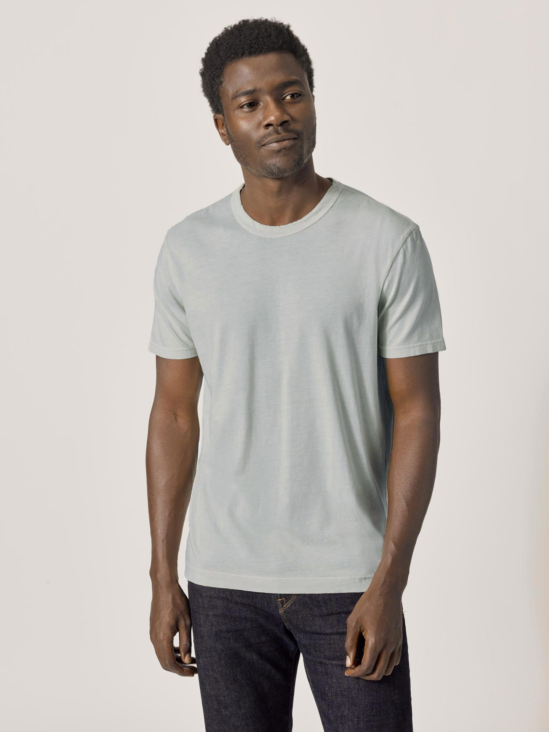 Alternative view of Granite Pima Classic Tee