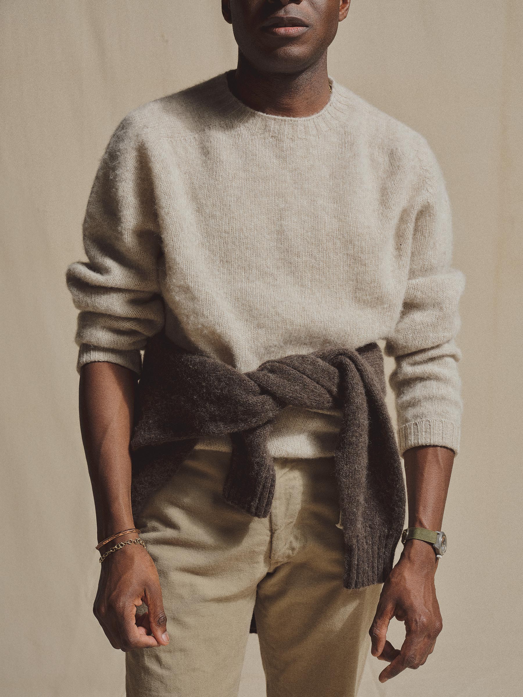 J.Press × Buck Mason Oyster Shaggy Dog Sweater - Image 2