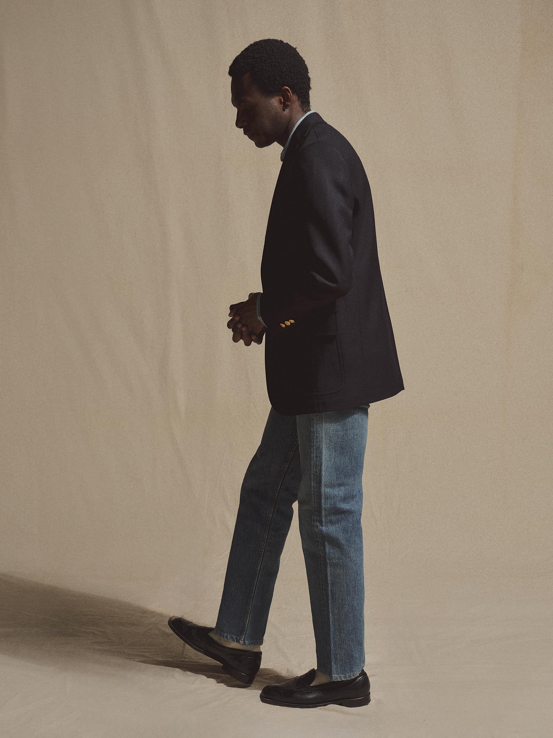 J.Press × Buck Mason Dress Navy English Wool Usa Blazer - Image 5