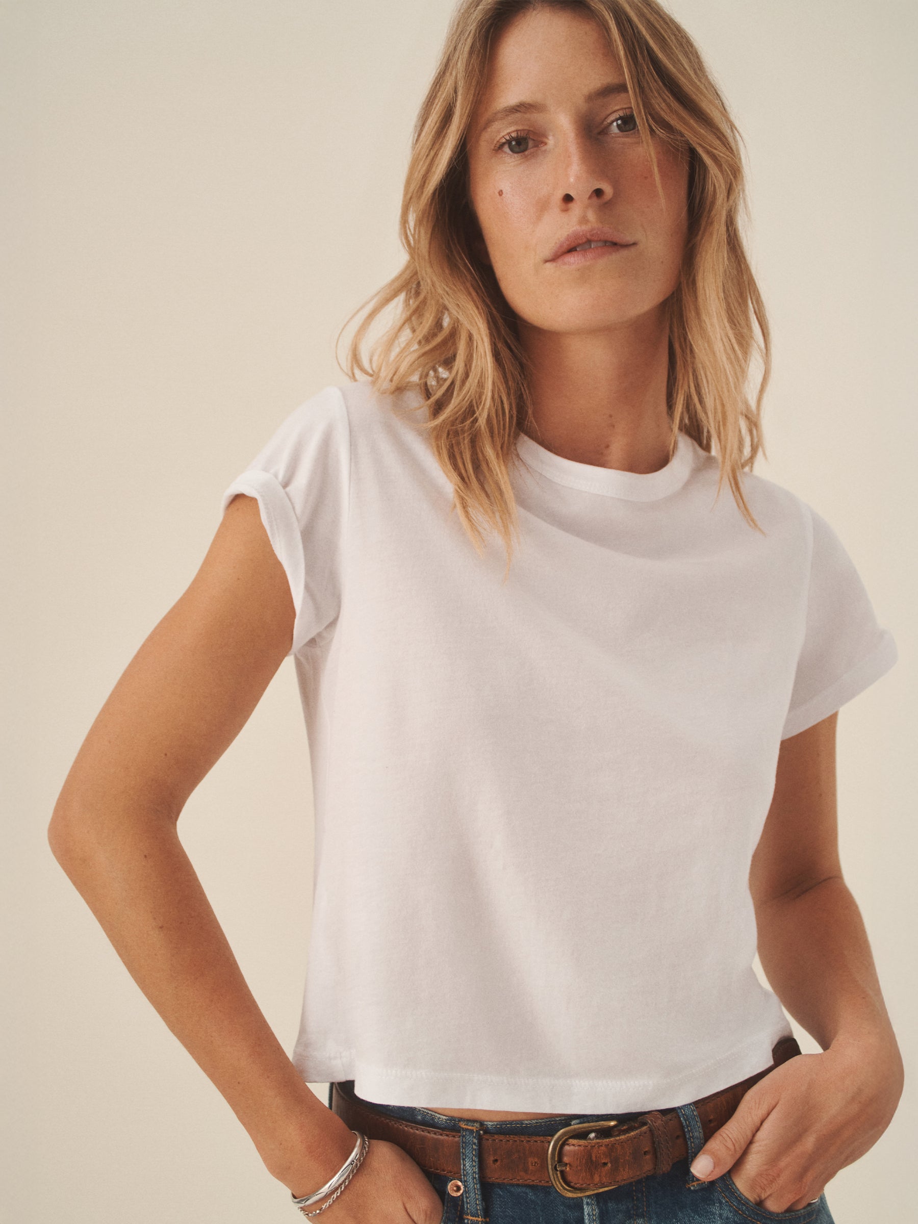 White Pima Boxy Crew - Image 7