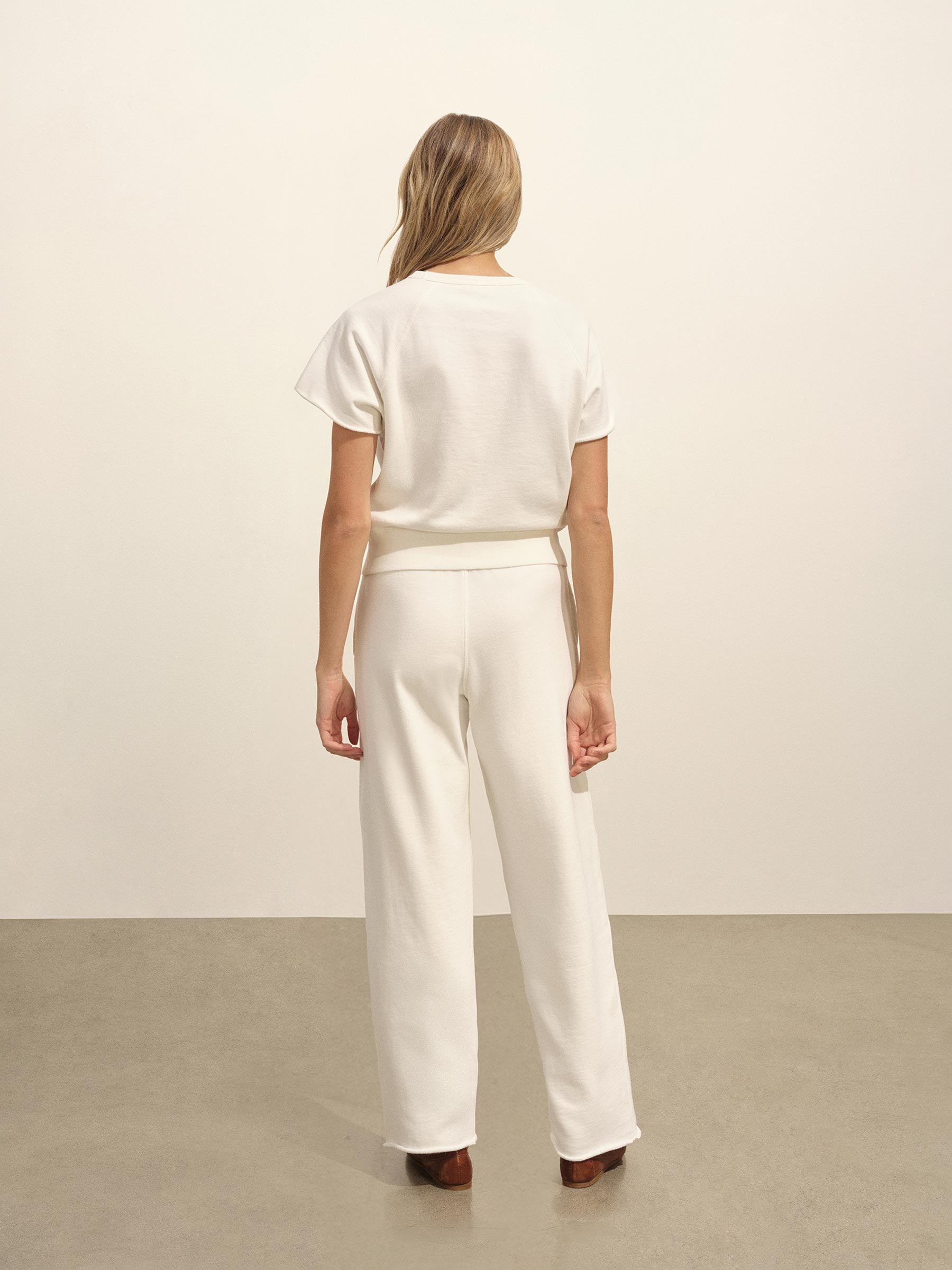 Natural Tropez Terry Cloth SS Crew - Image 4