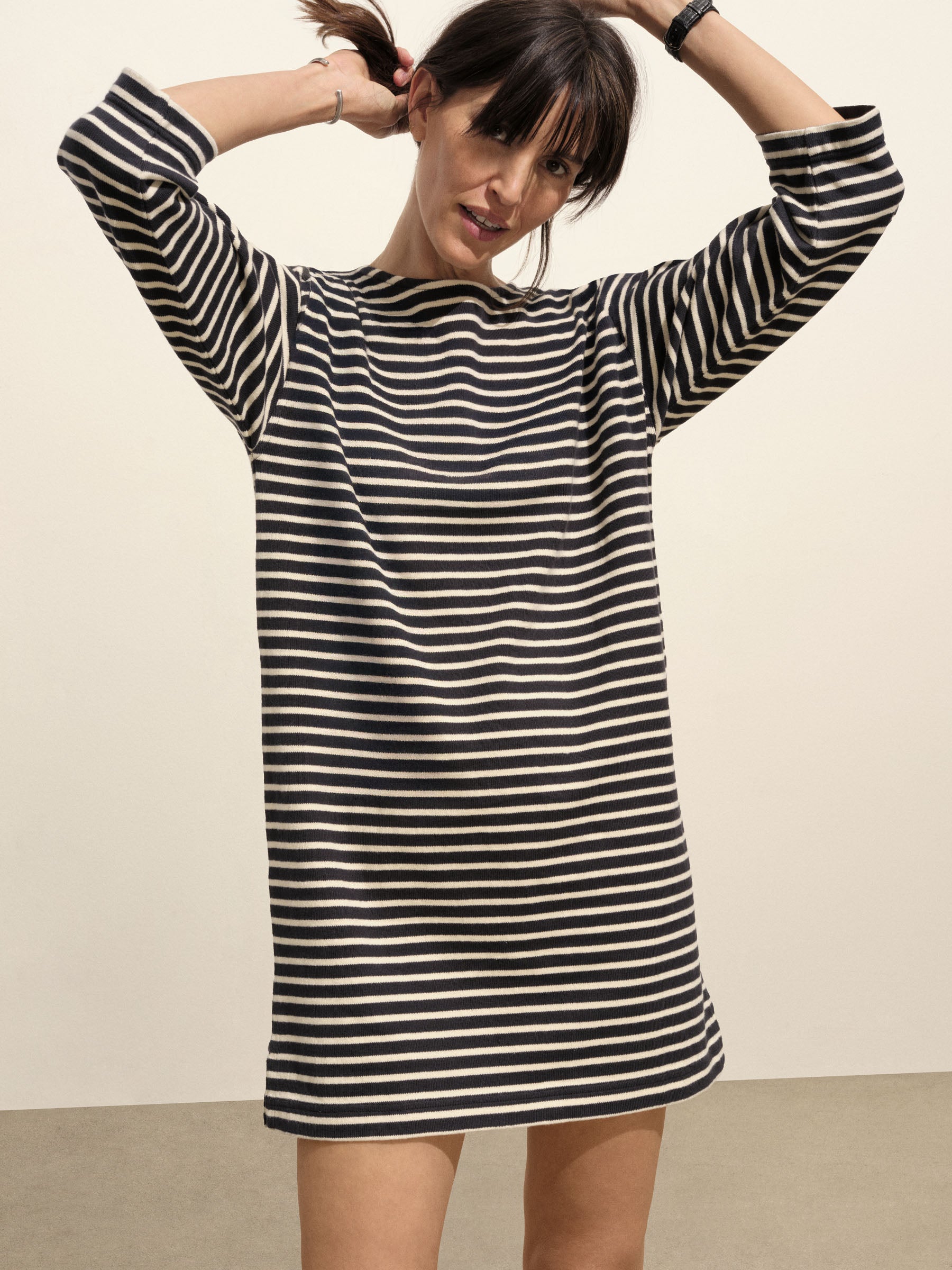 Navy/Natural Stripe Catalina Mariner Dress - Image 6