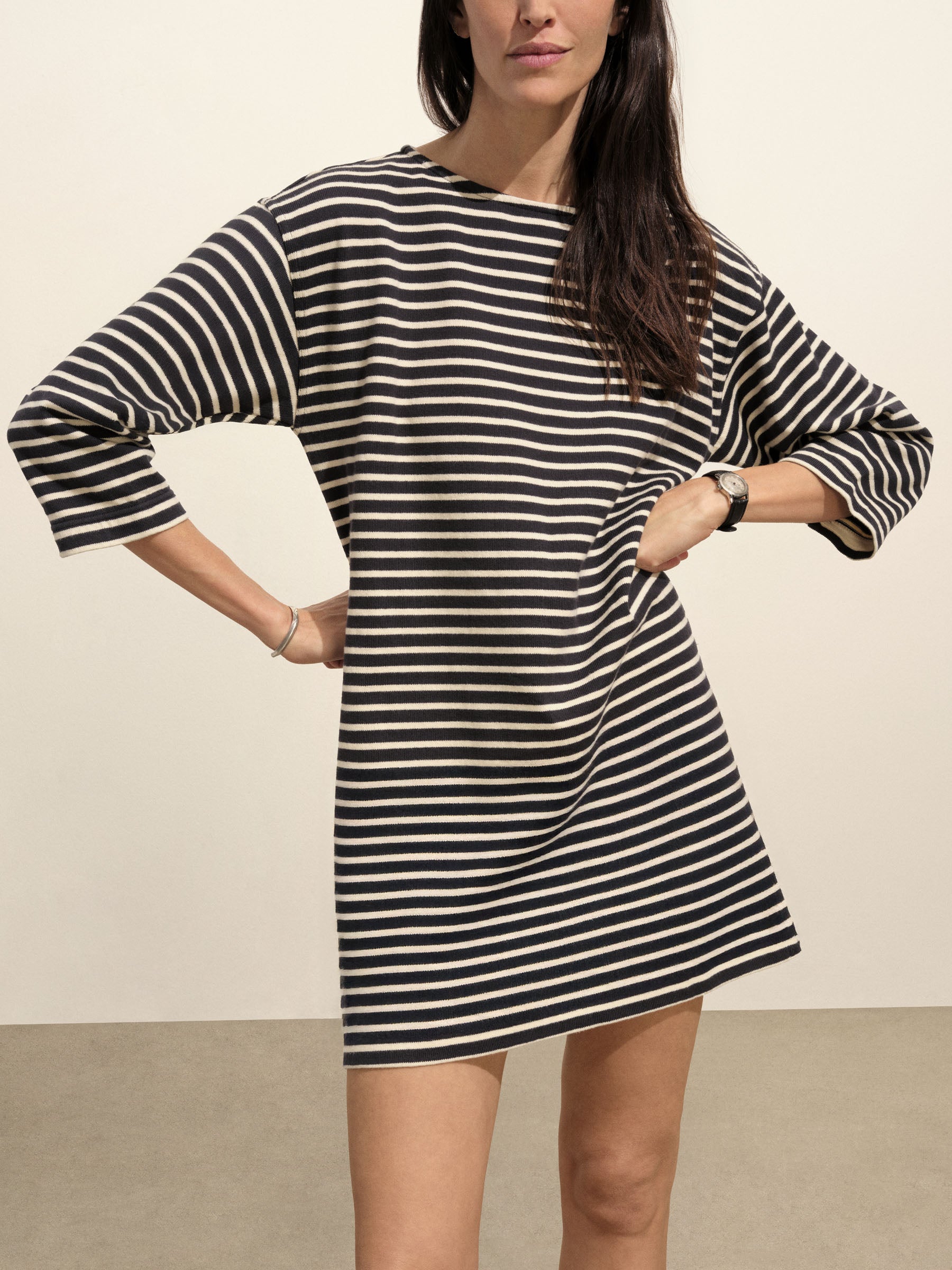 Navy/Natural Stripe Catalina Mariner Dress - Image 3
