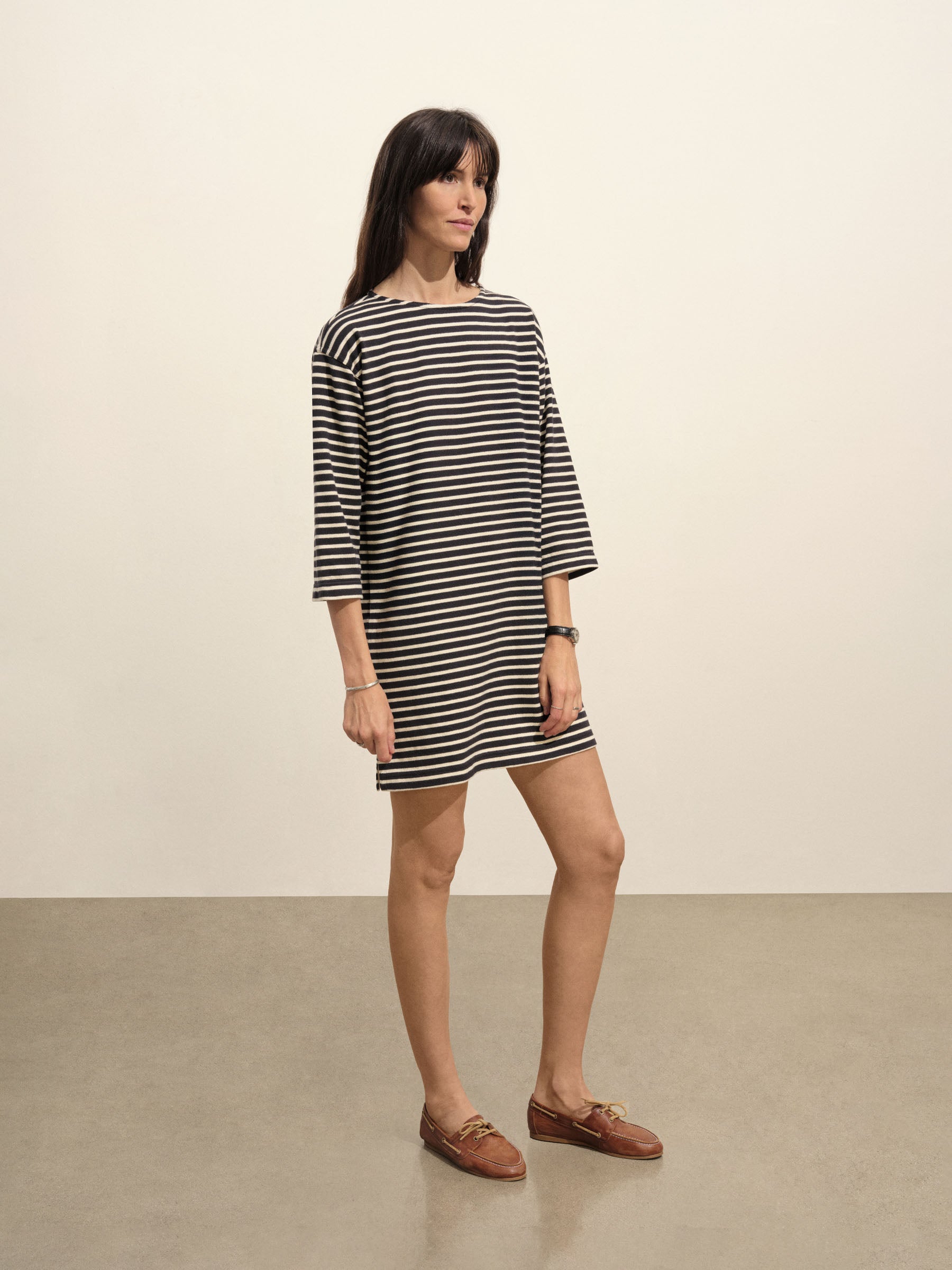 Navy/Natural Stripe Catalina Mariner Dress - Image 4