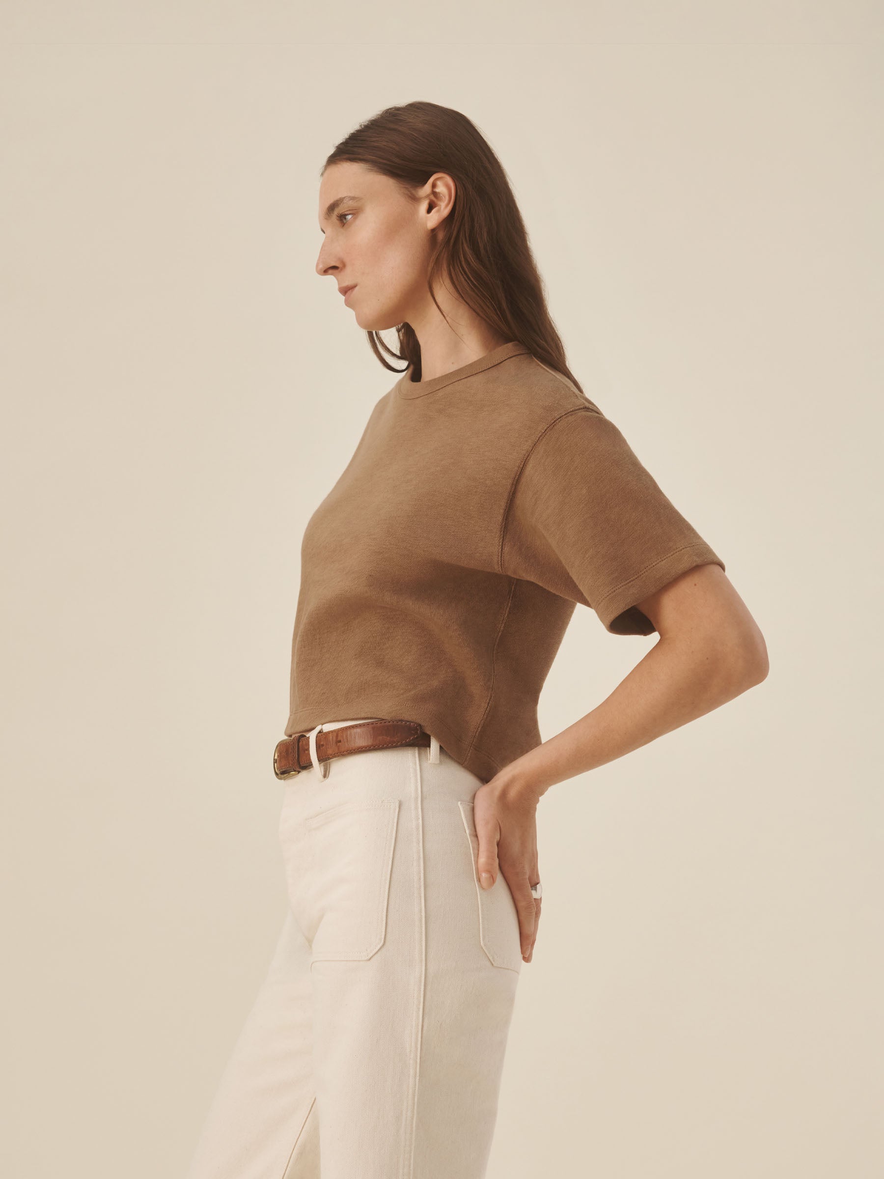 Tawny Field-Spec Boyfriend Crop Tee - Image 3