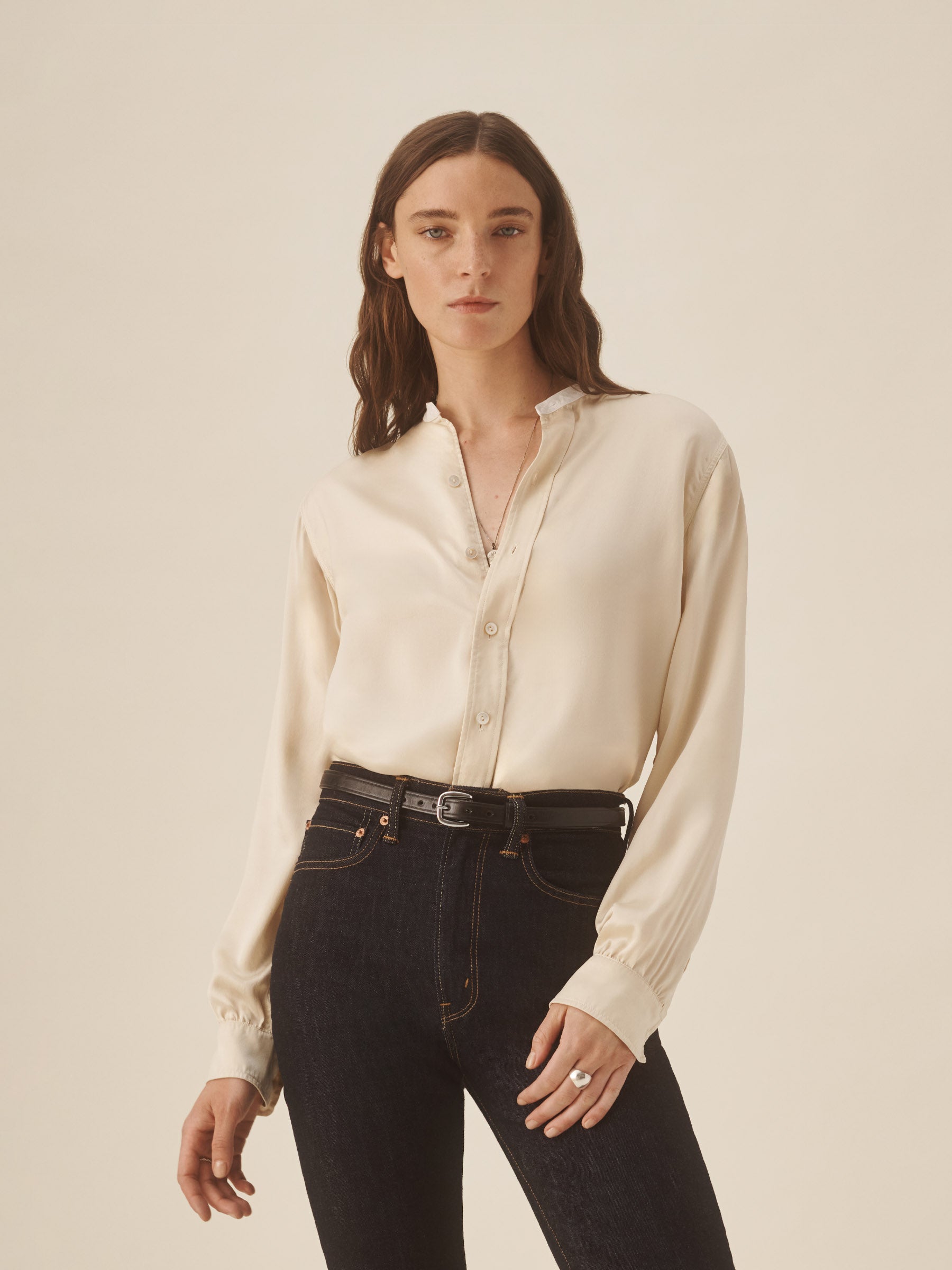 Sea Shell Silk Chateau Shirt - Image 3