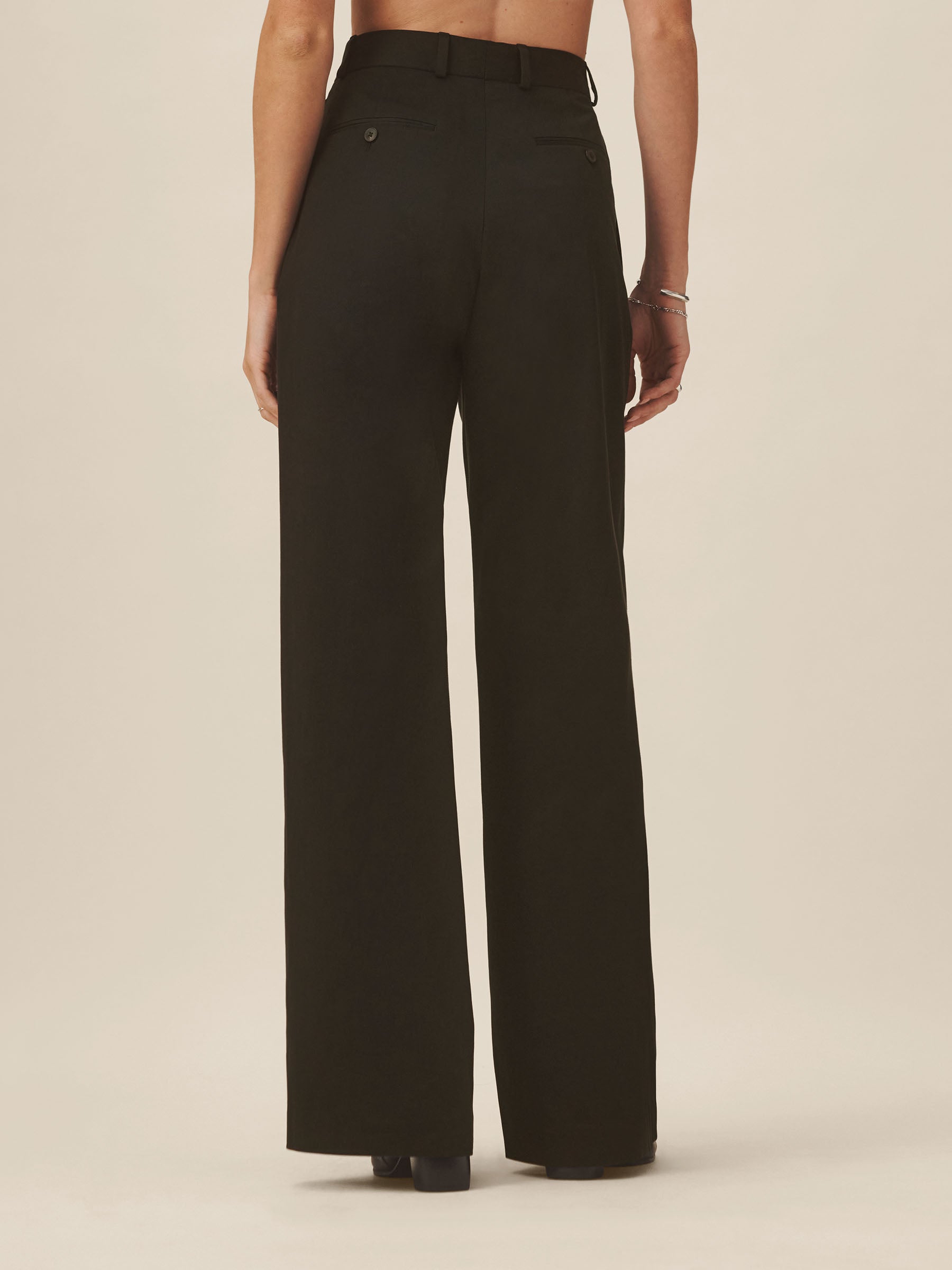Washed Black Studio Trouser - Image 5