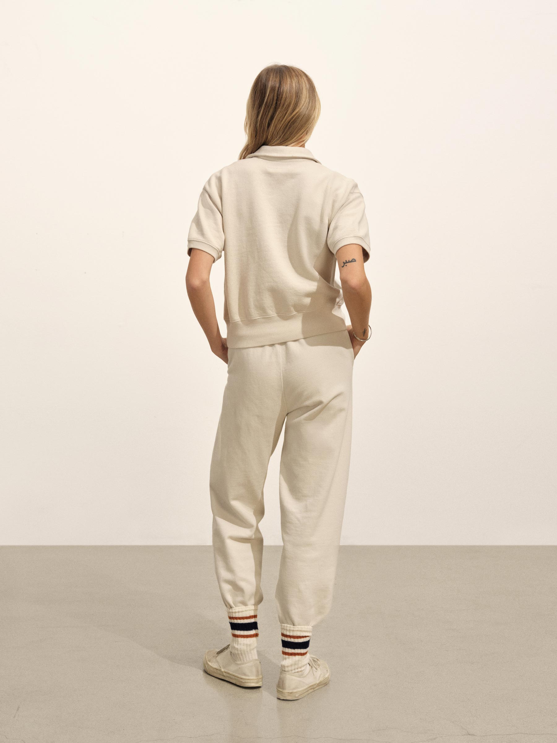 Morning Haze Vintage Interloop Short Sleeve Quarter Zip - Image 8