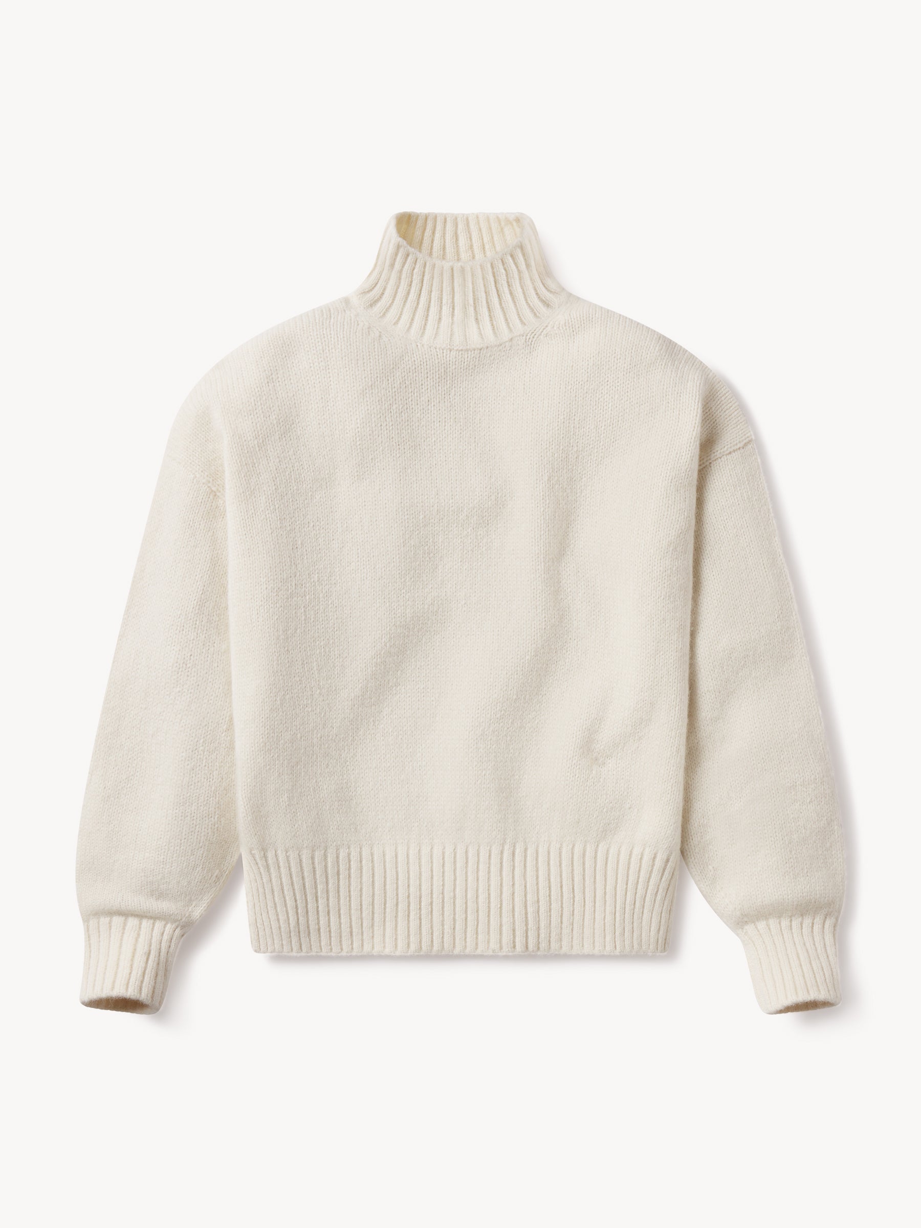 Natural Highland Alpaca Turtleneck