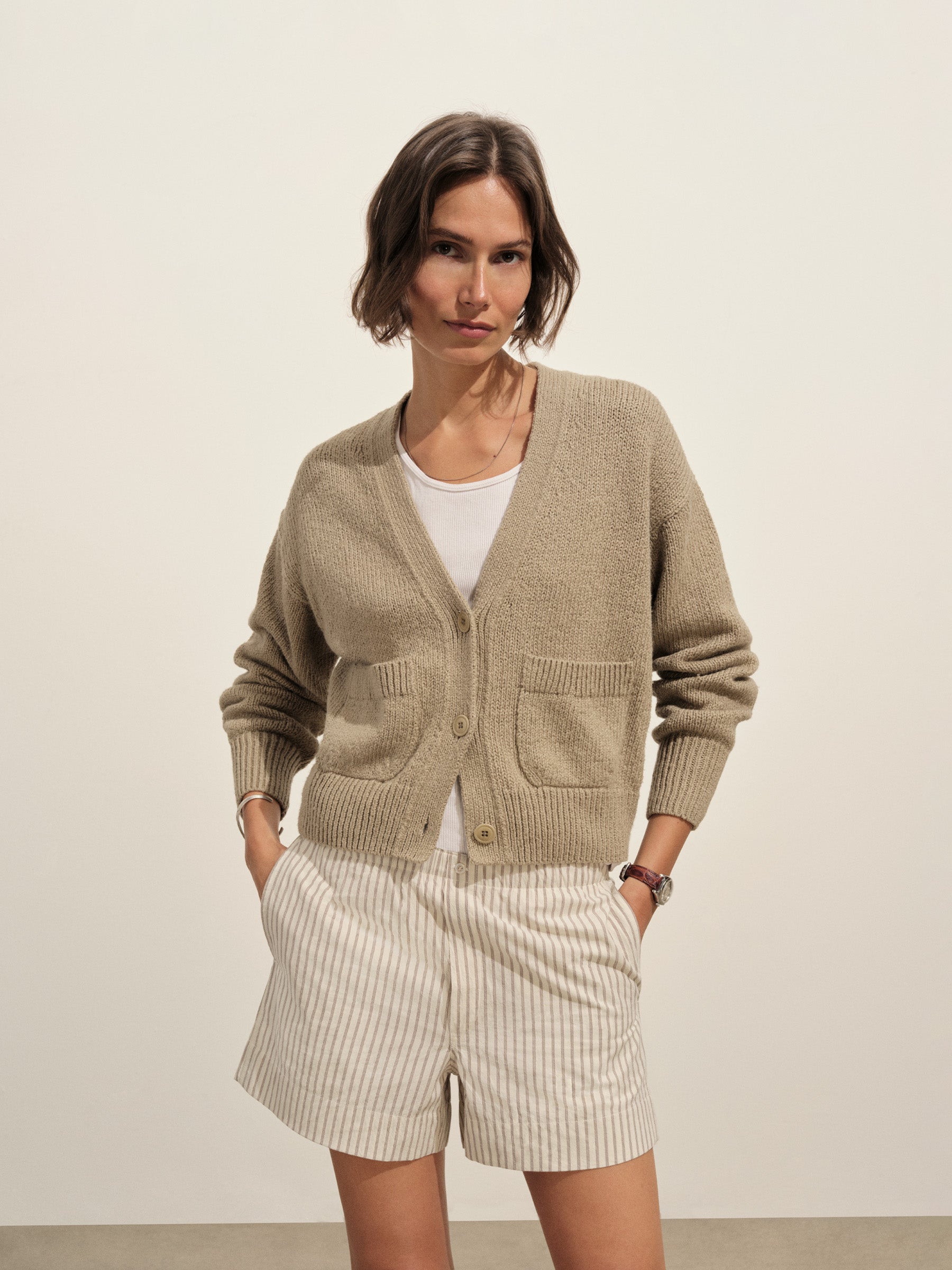 Chamomile/Brown Stripe Mainstay Boxer Short - Image 3