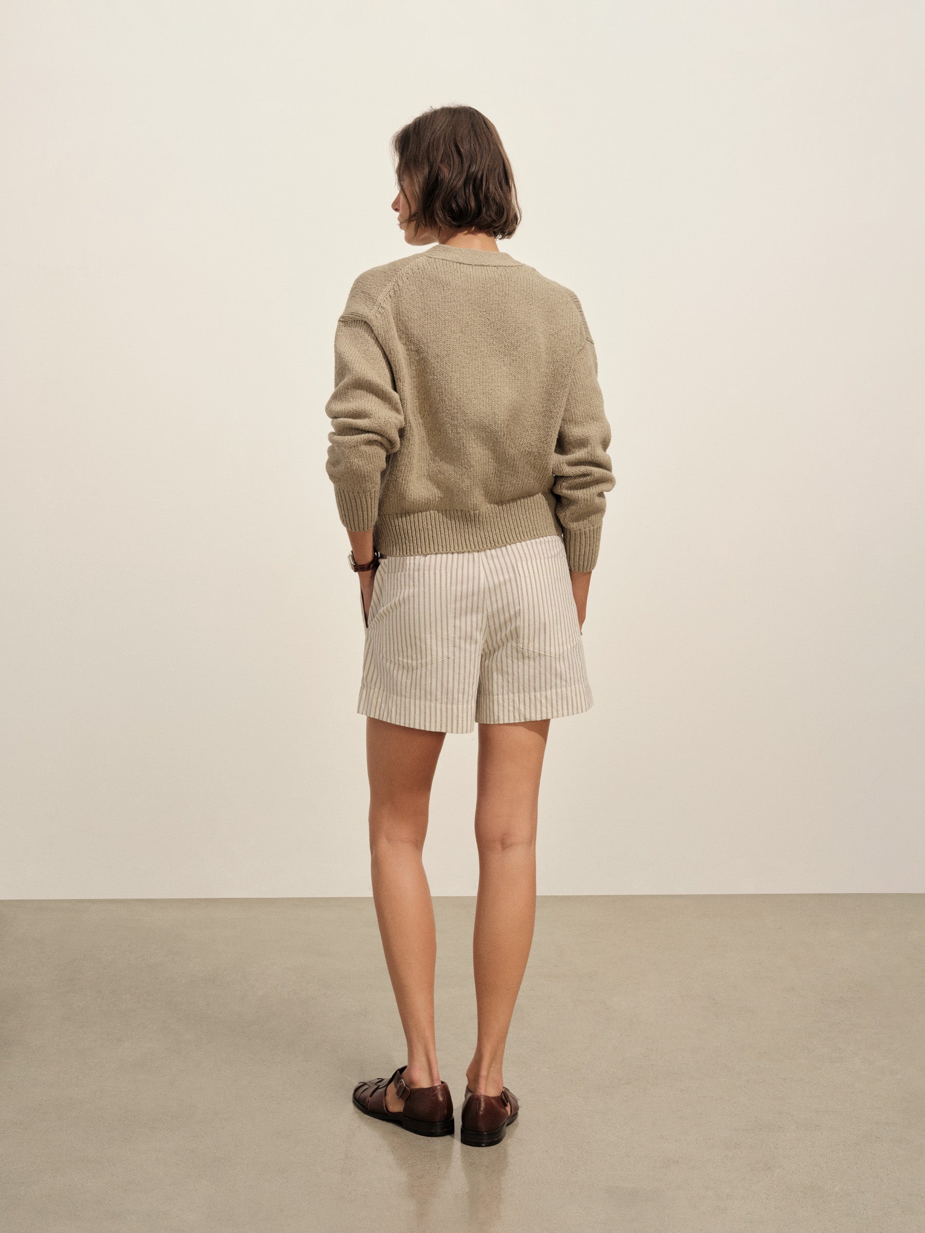 Chamomile/Brown Stripe Mainstay Boxer Short - Image 6