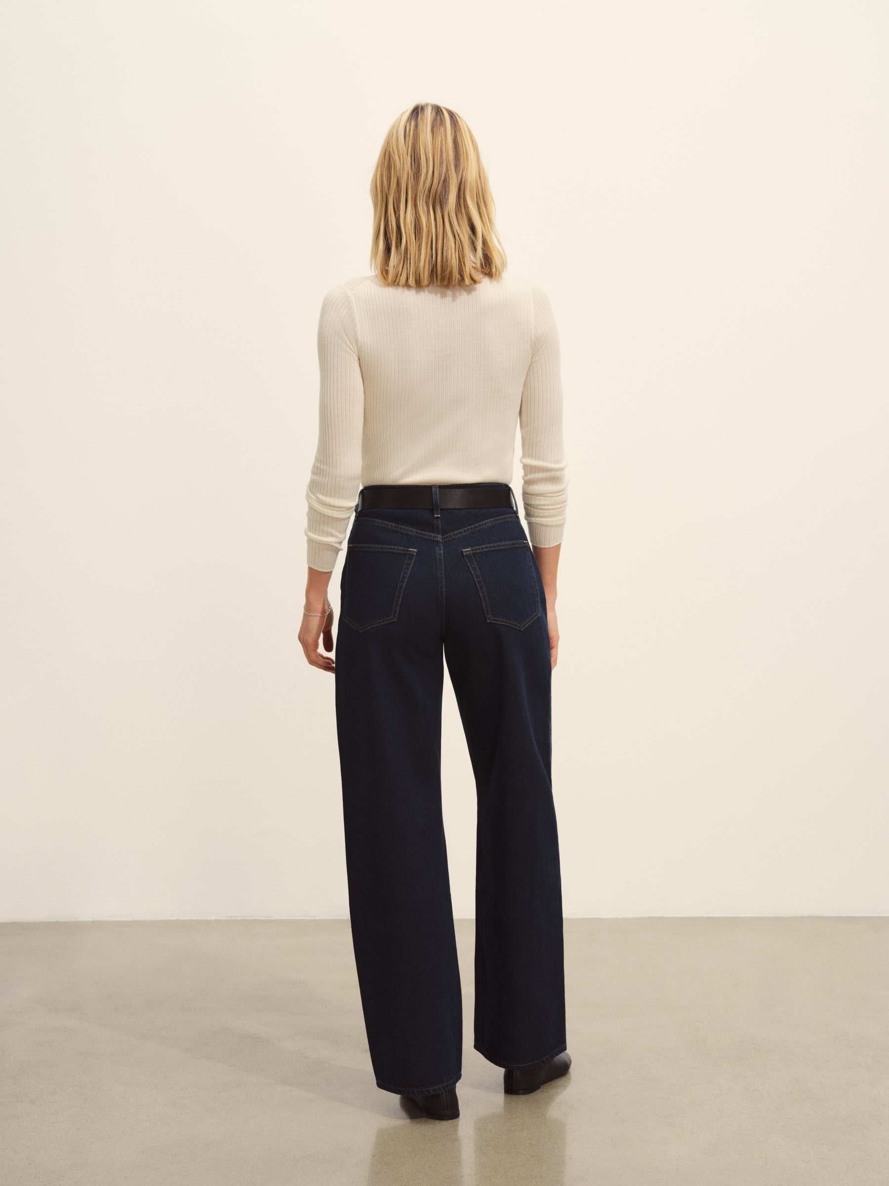 Natural Featherweight Silk Cashmere Turtleneck - Image 6