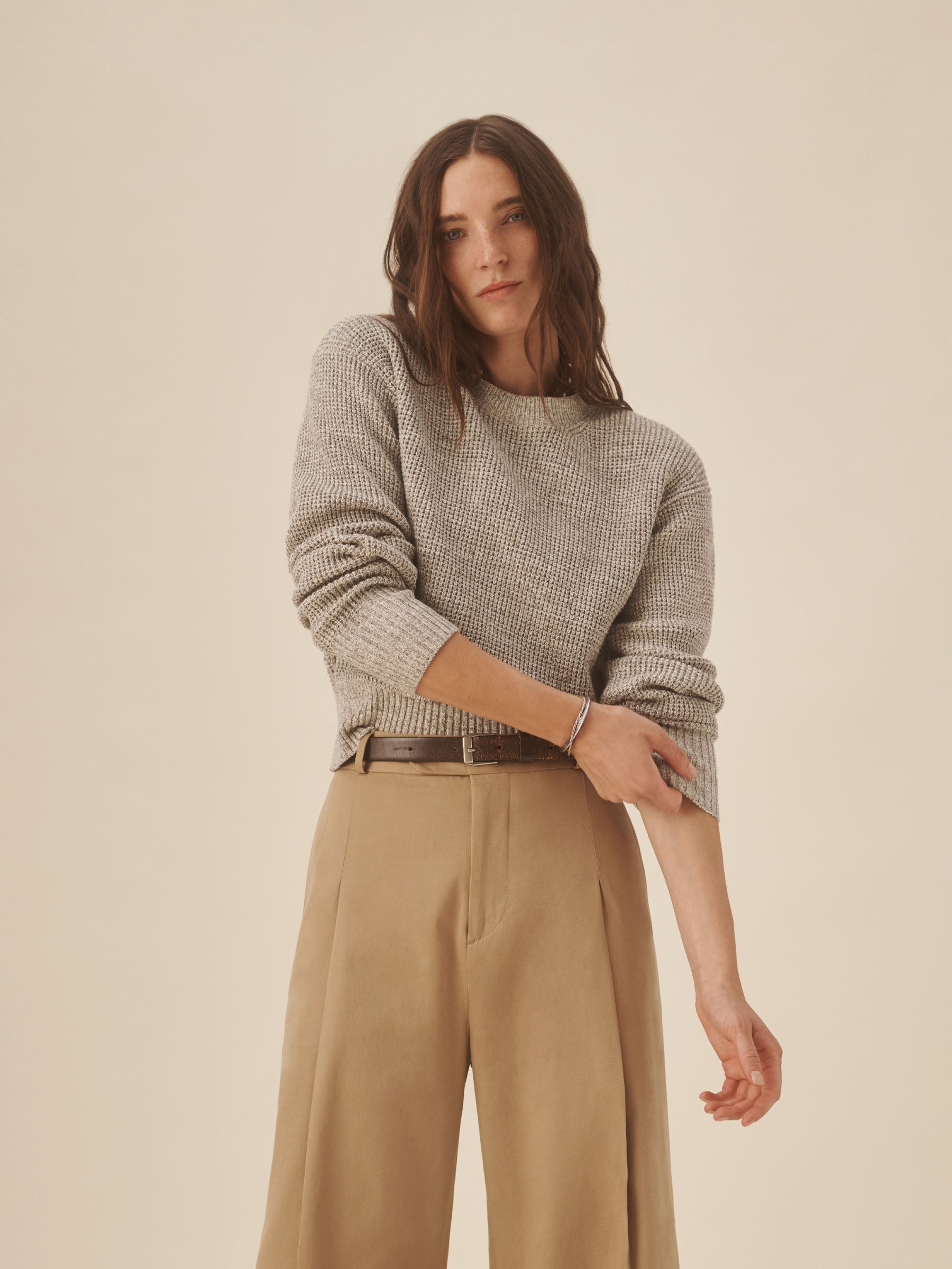 Marled Coastal Cedar Seafarer Cotton Shrunken Crew - Image 4