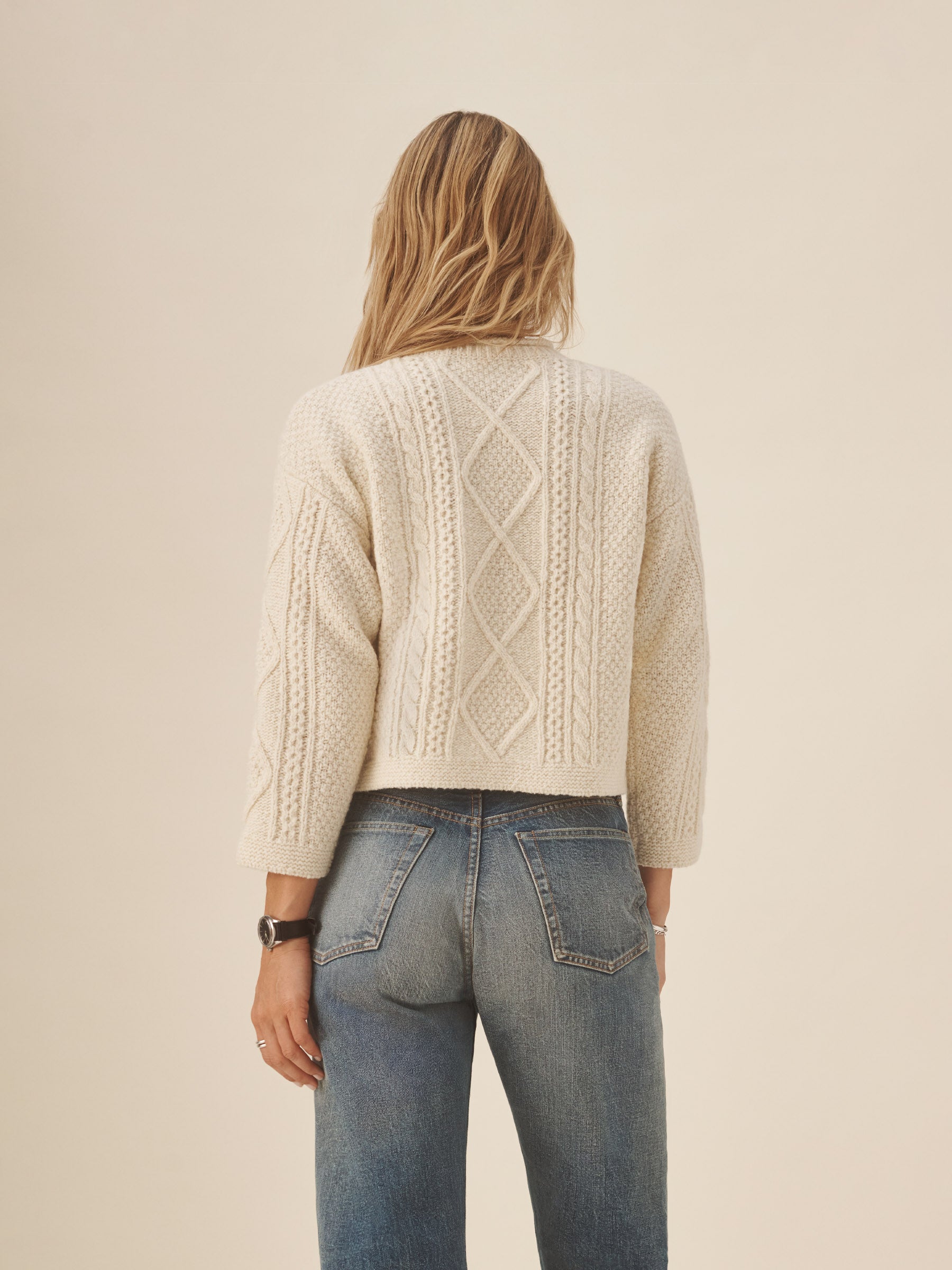 Natural Homestead Cable Knit Sweater - Image 5