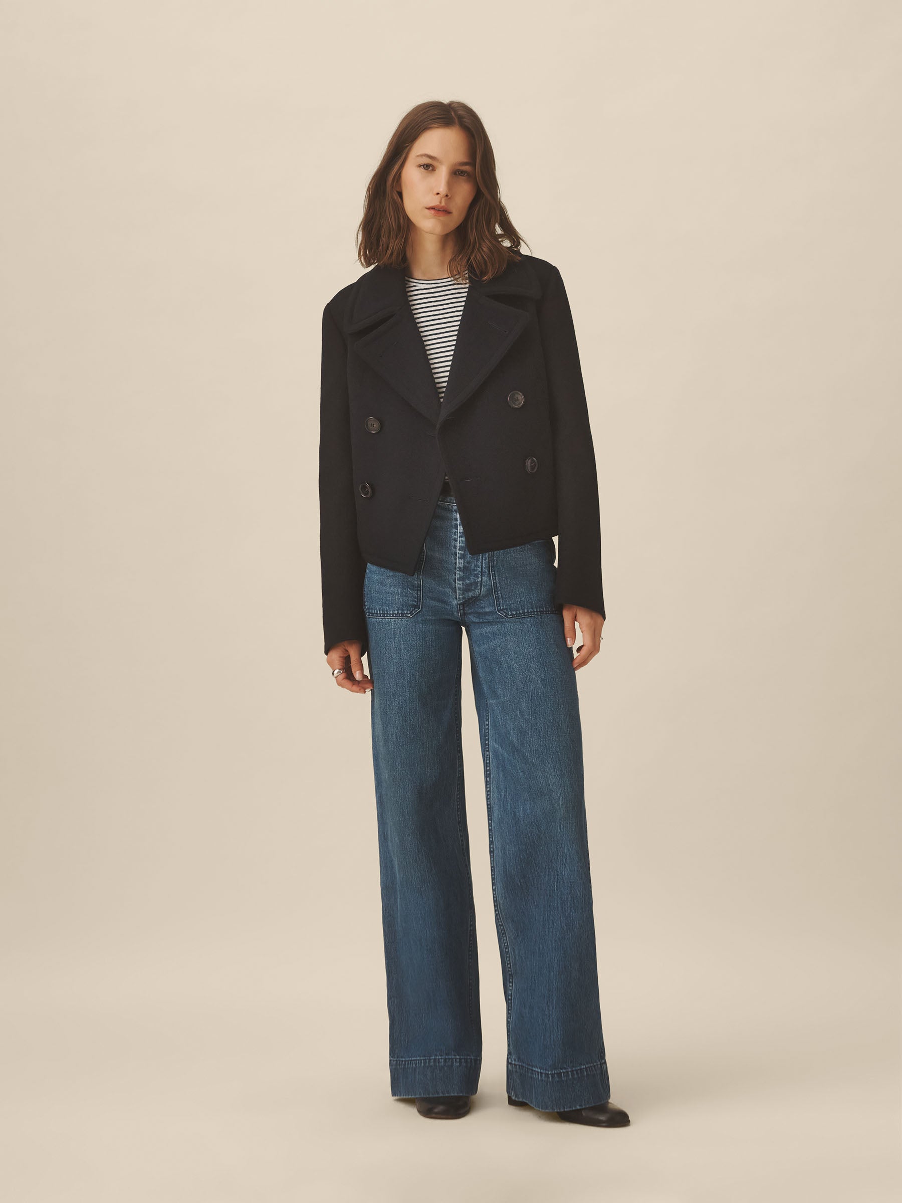 Deep Navy Presidio Peacoat - Image 3