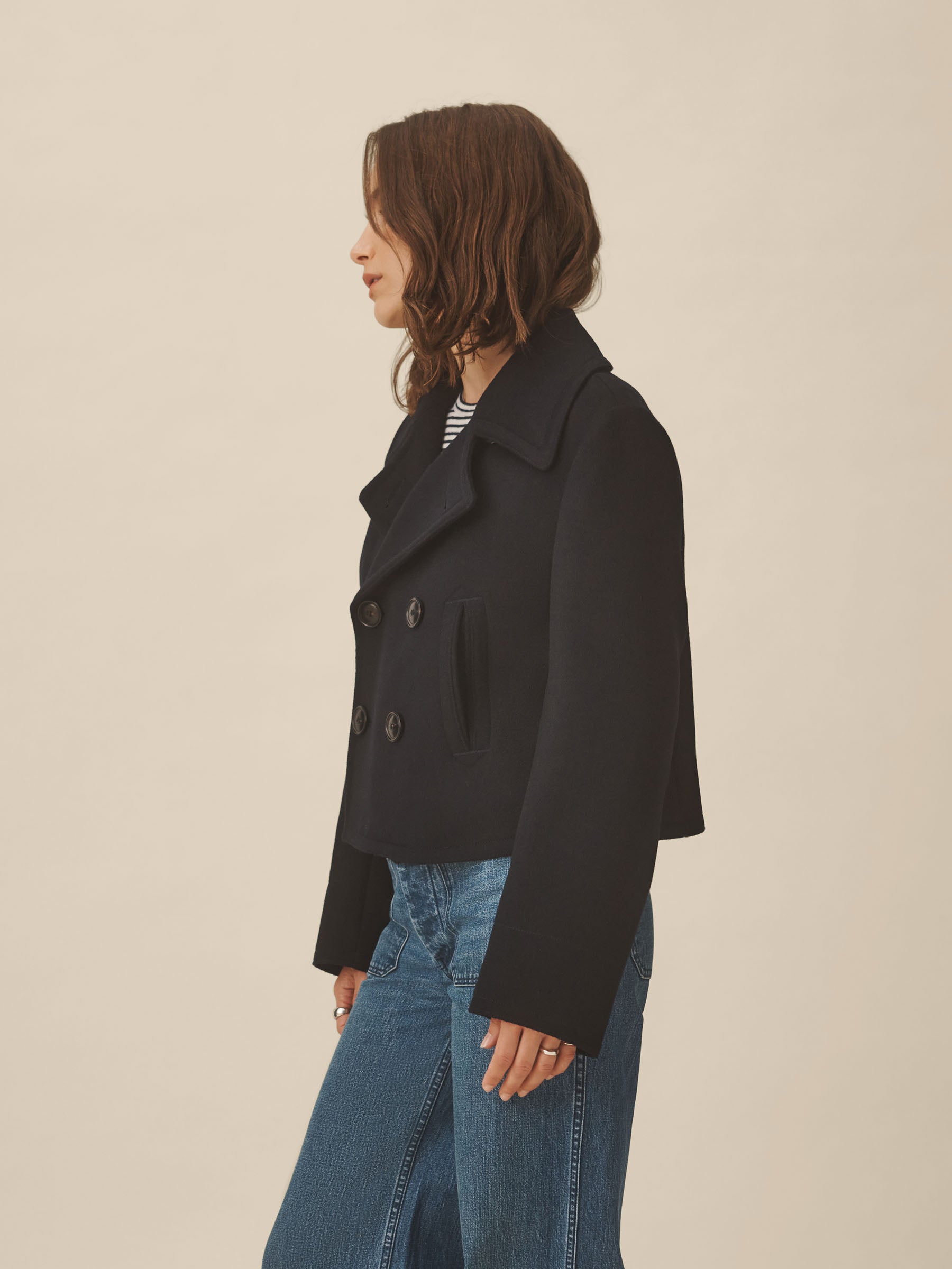 Deep Navy Presidio Peacoat - Image 5