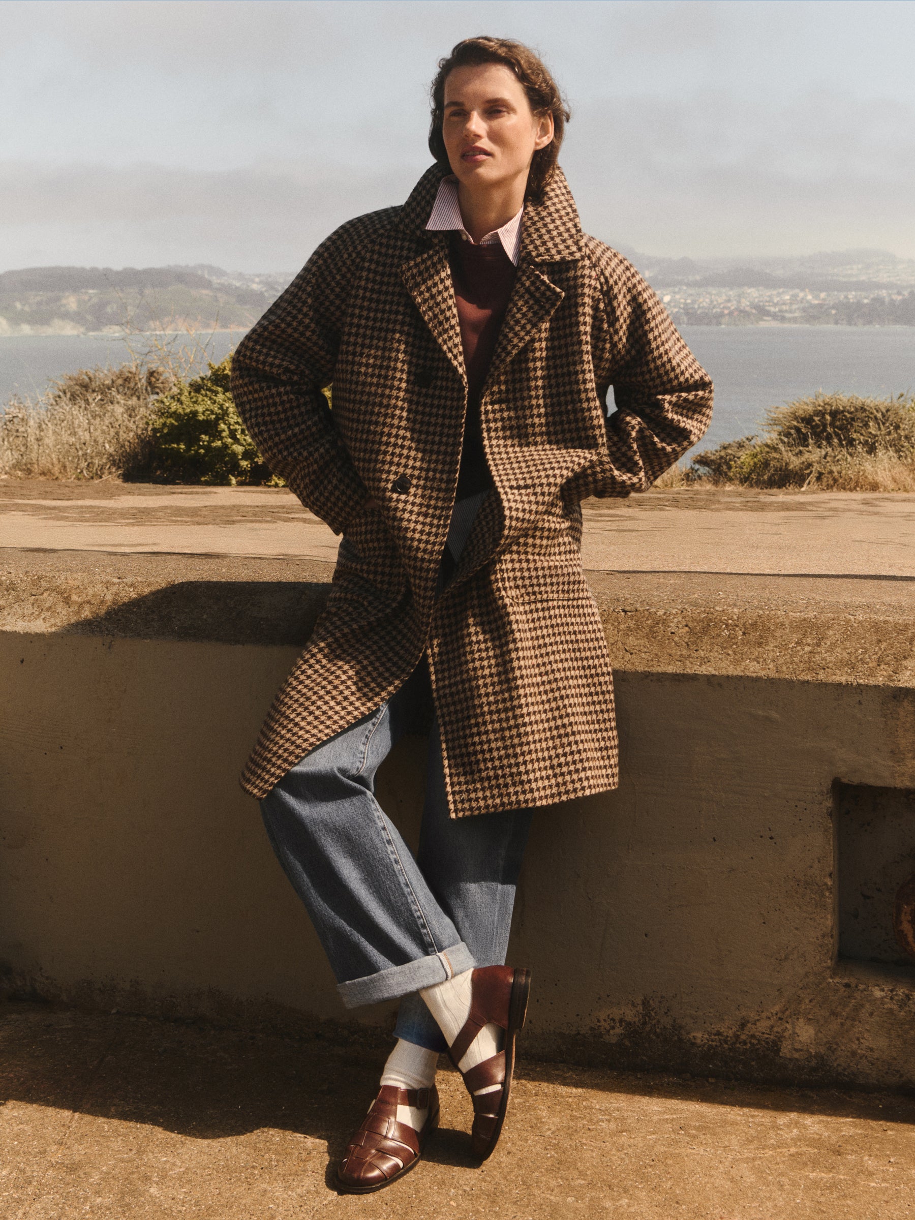 Spiced Houndstooth Windward Balmacaan - Image 4