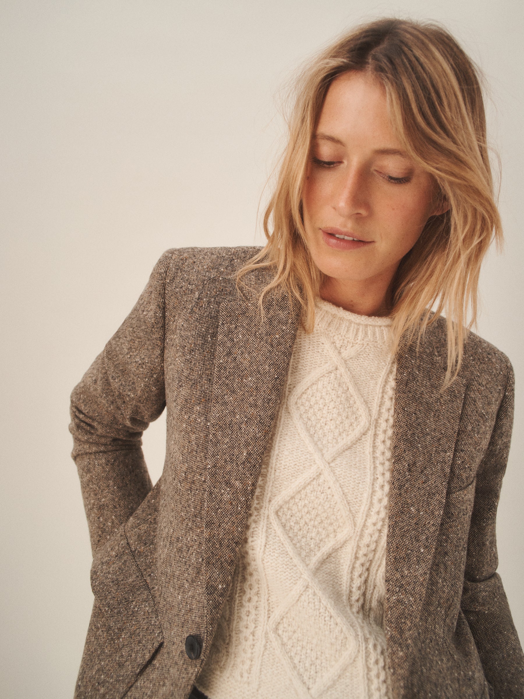 Peppered Tweed Hutton Blazer - Image 6