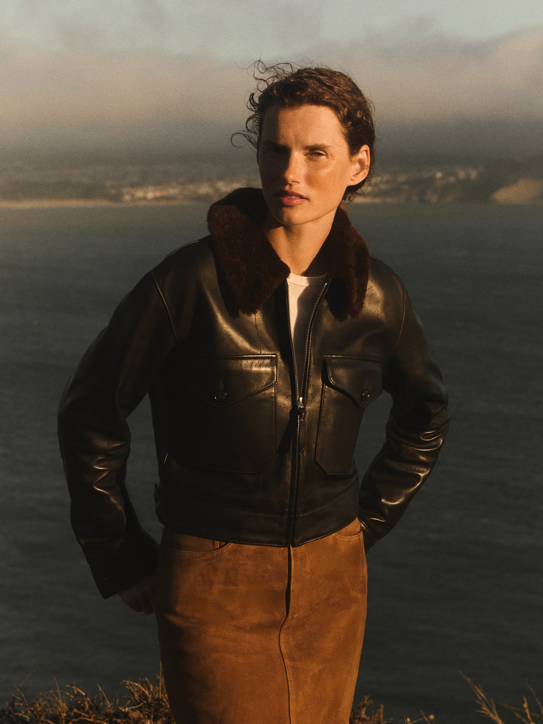 Alternative view of Black Pacific Crest Station Jacket