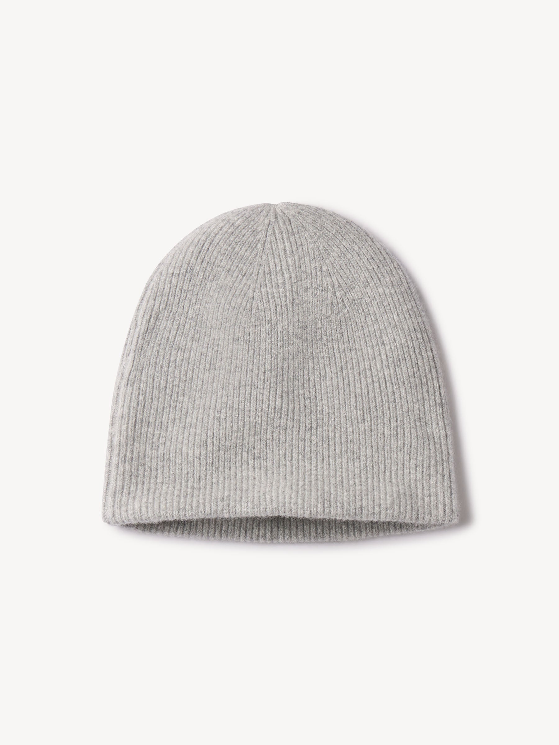 Alternative view of Steel Heather Idyllwild Cashmere Rib Beanie