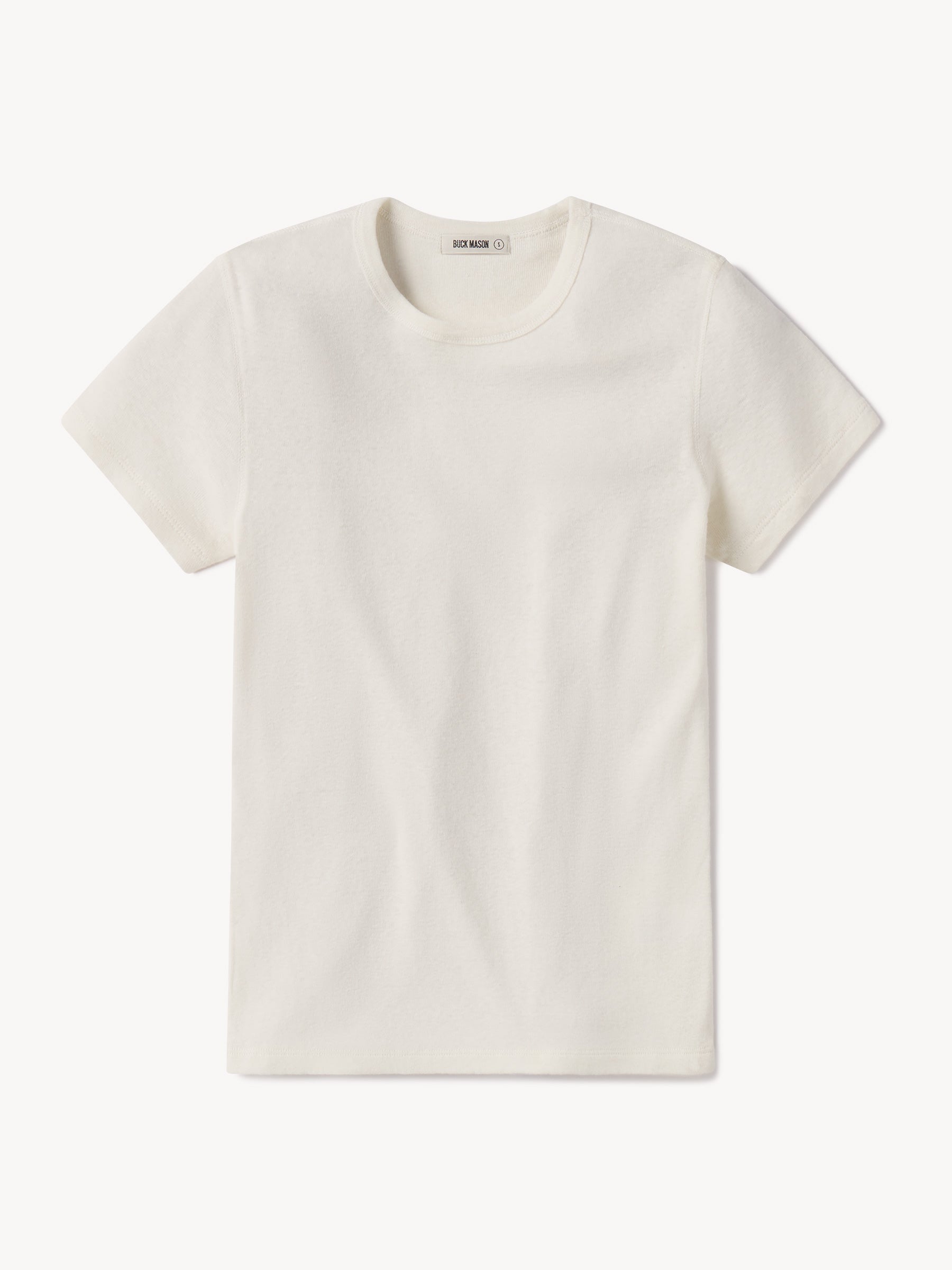 Alternative view of Natural Heirloom Rib S/S Tee