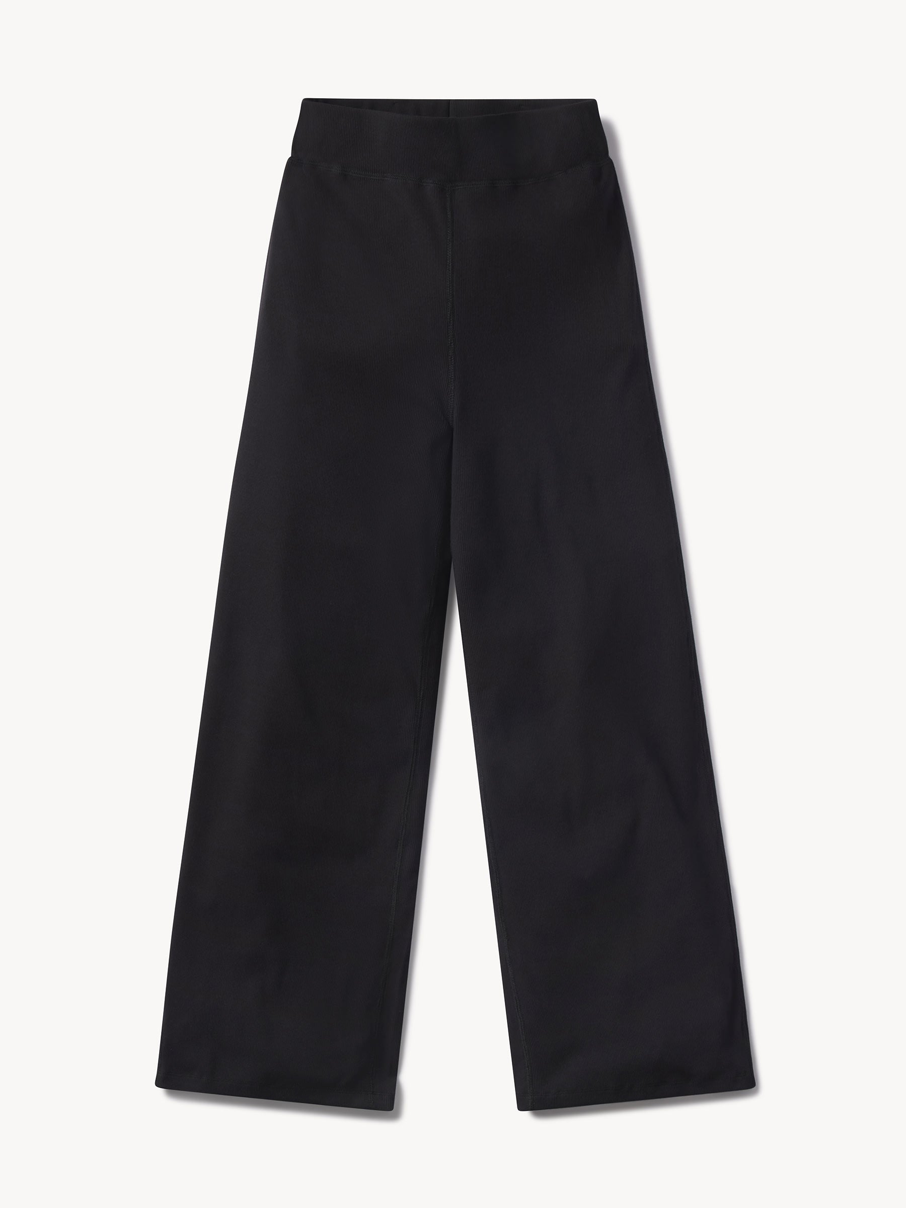 Black Surplus Rib Weekender Pant