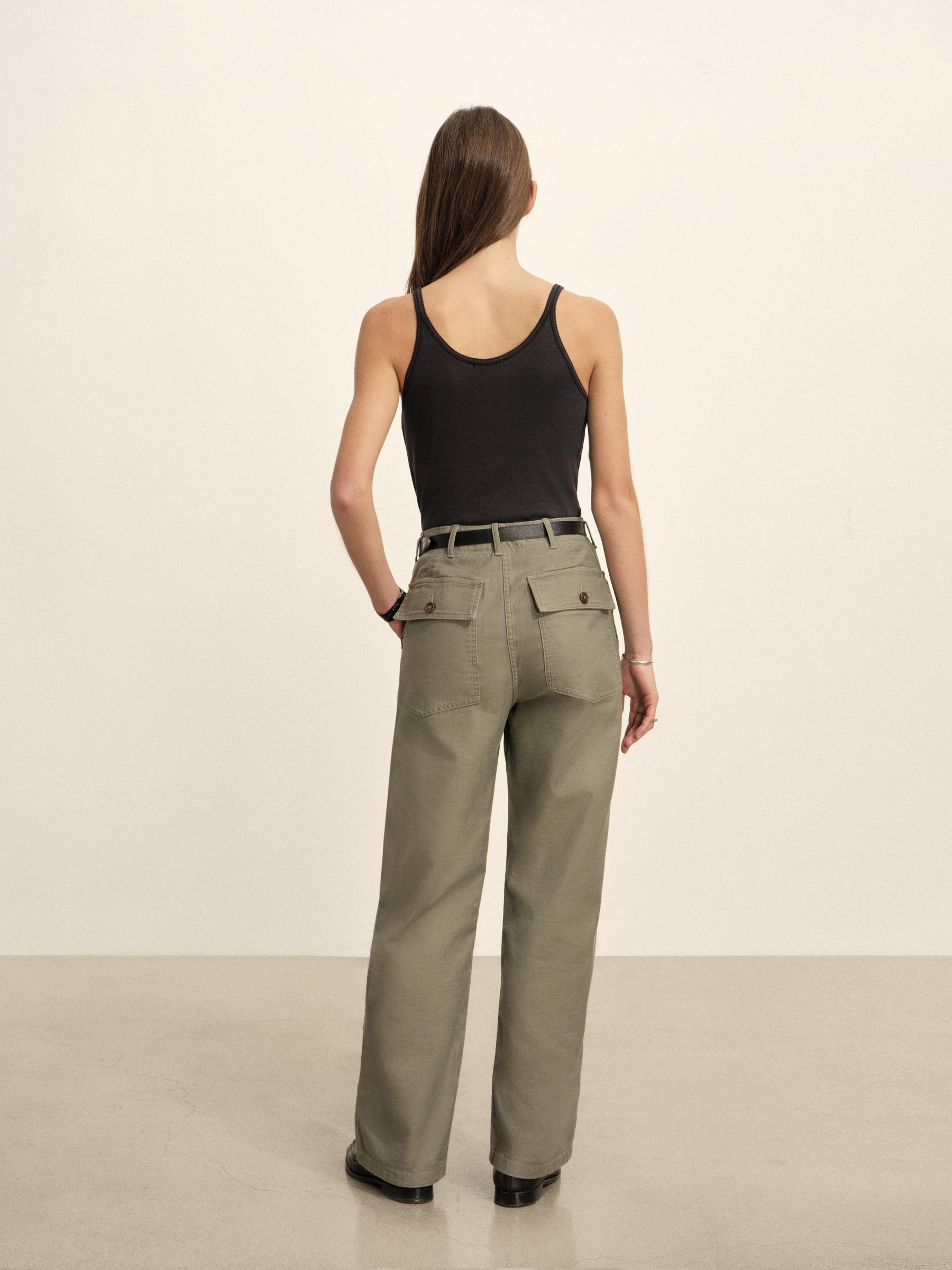 Soft Black Heirloom Rib Scoop Tank - Image 6
