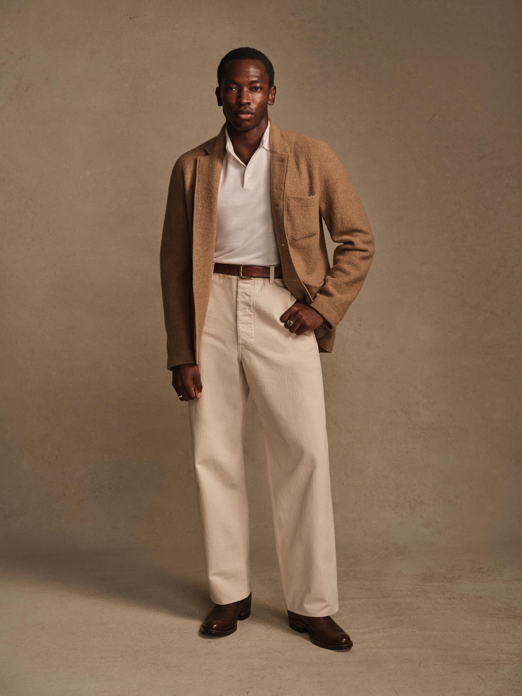 White Como Cashmere Polo - Image 3