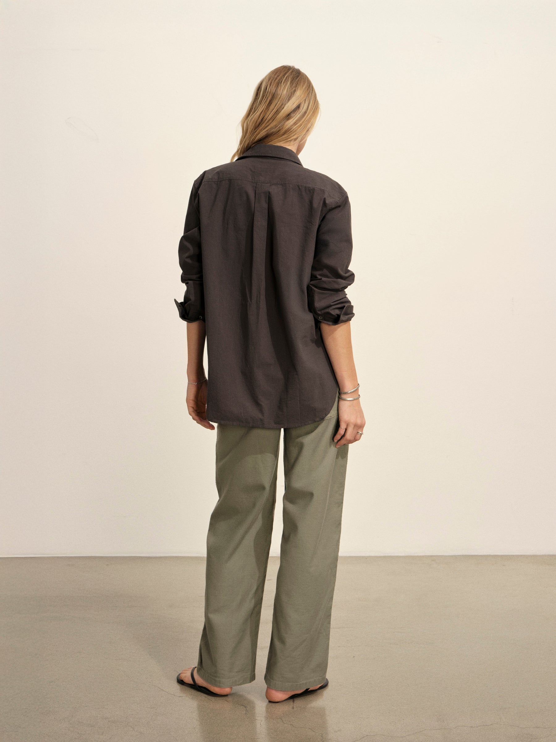 Washed Black Mainstay Cotton Shirt - Image 6