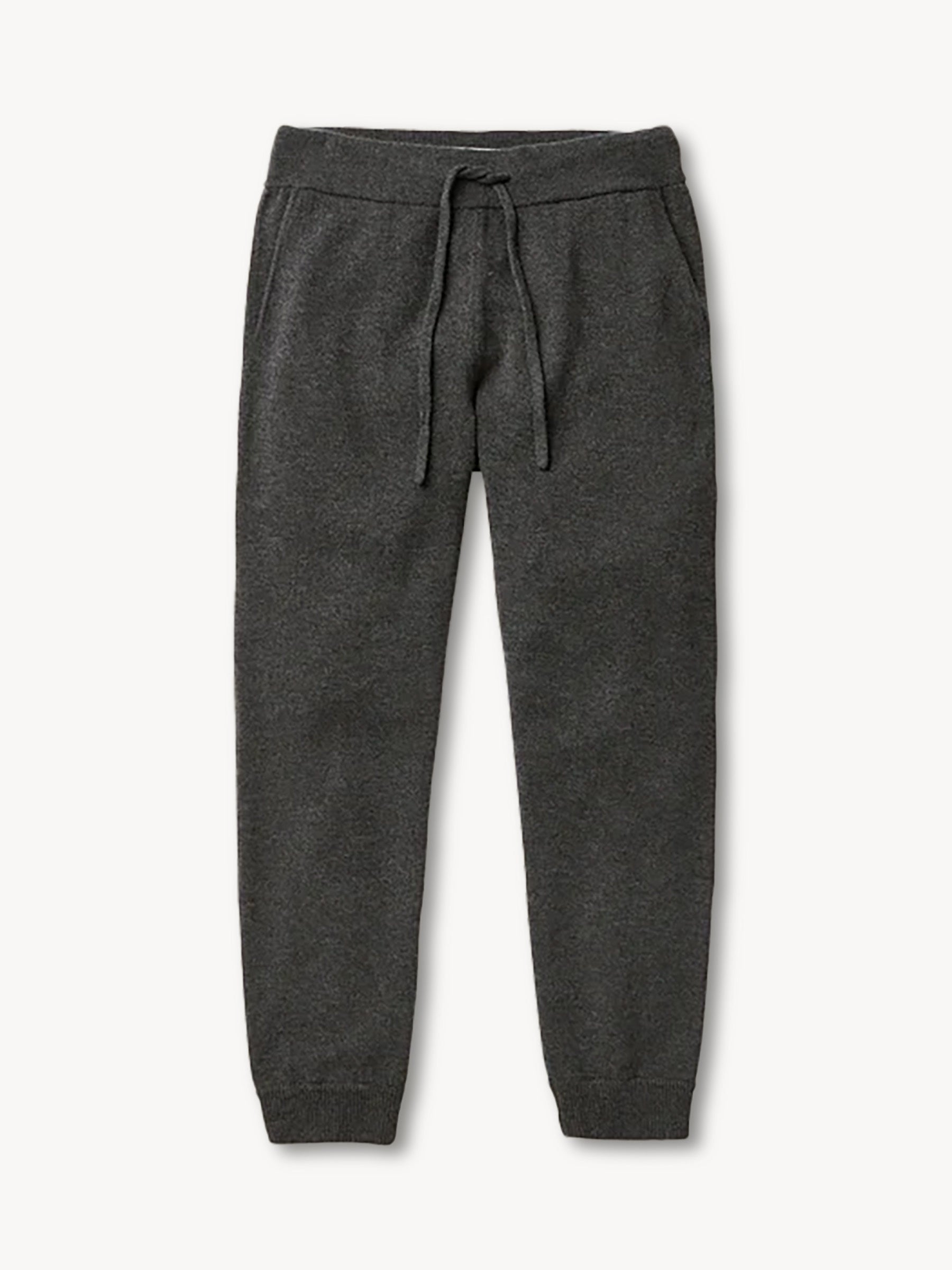 Heather Charcoal Loopback Wool Lounge Pant