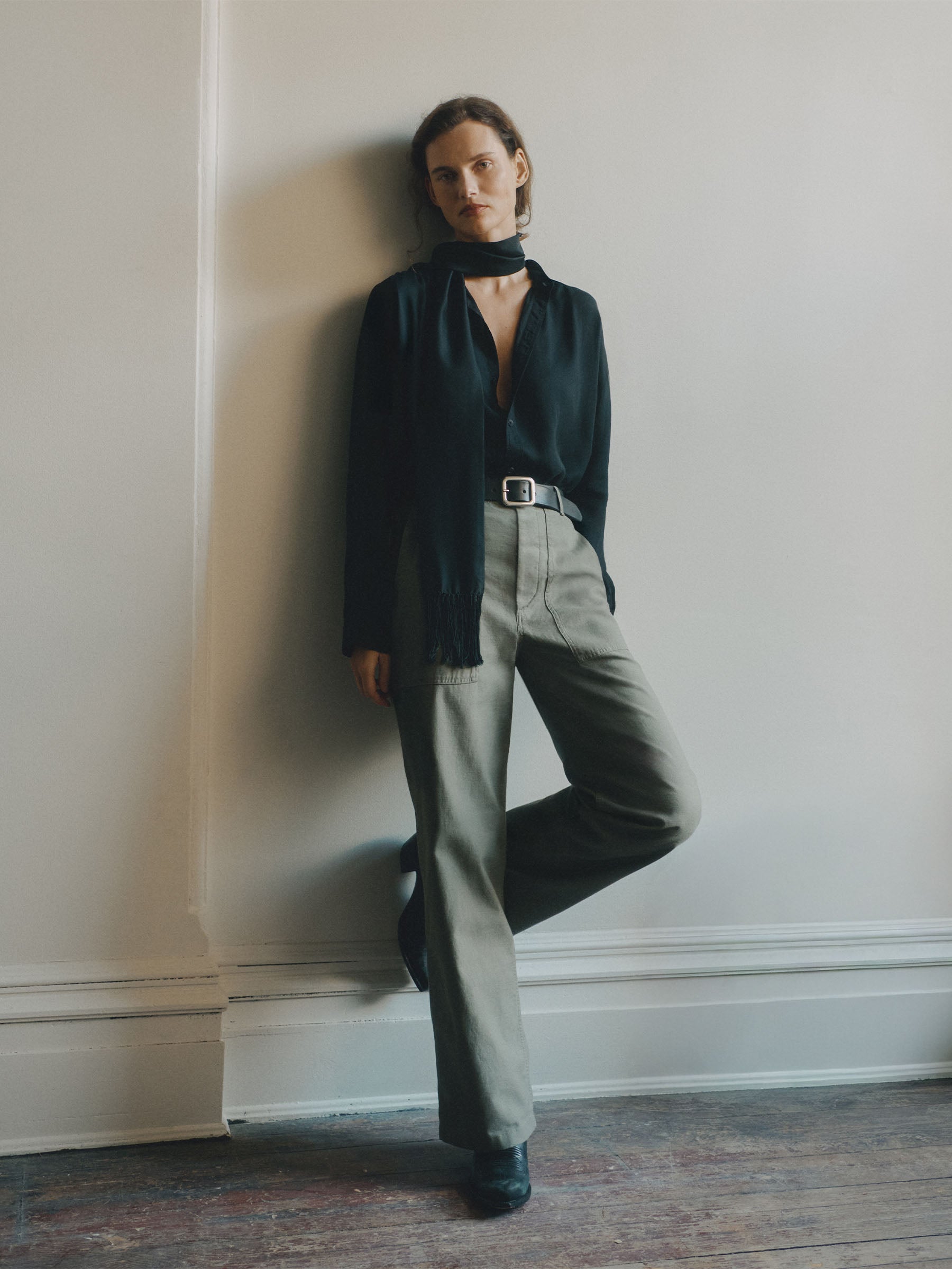 Alternative view of Desert Sage Reverse Sateen Fatigue Pant