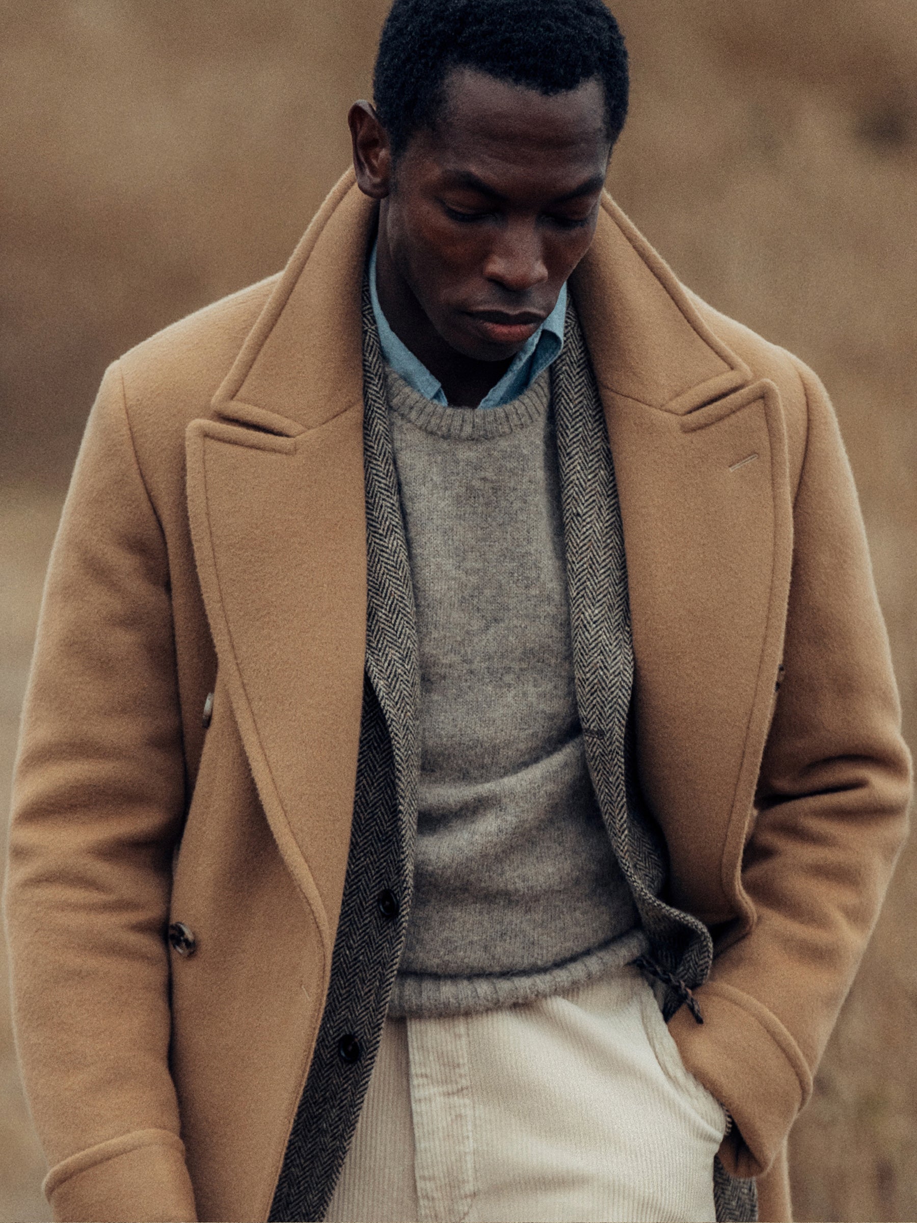 Alternative view of Camel Chukker Club Polo Coat