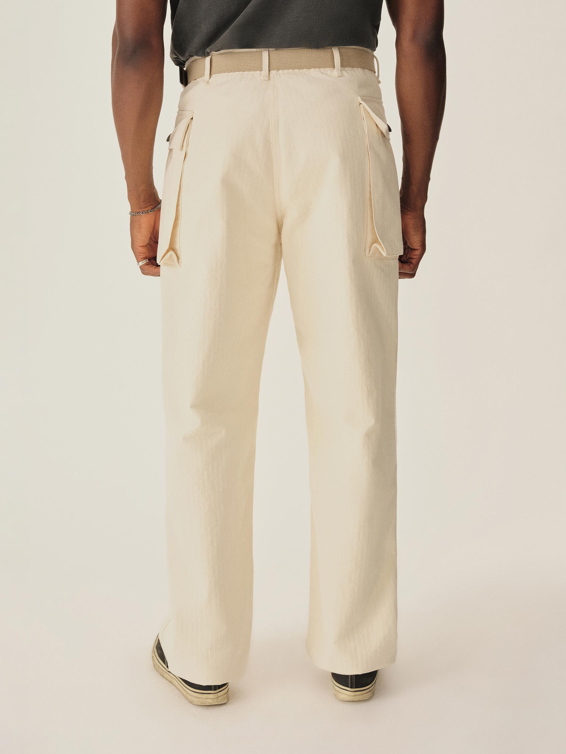 Seeded Natural Omaha Flyweight HBT P-43 Cargo Pant - Image 6